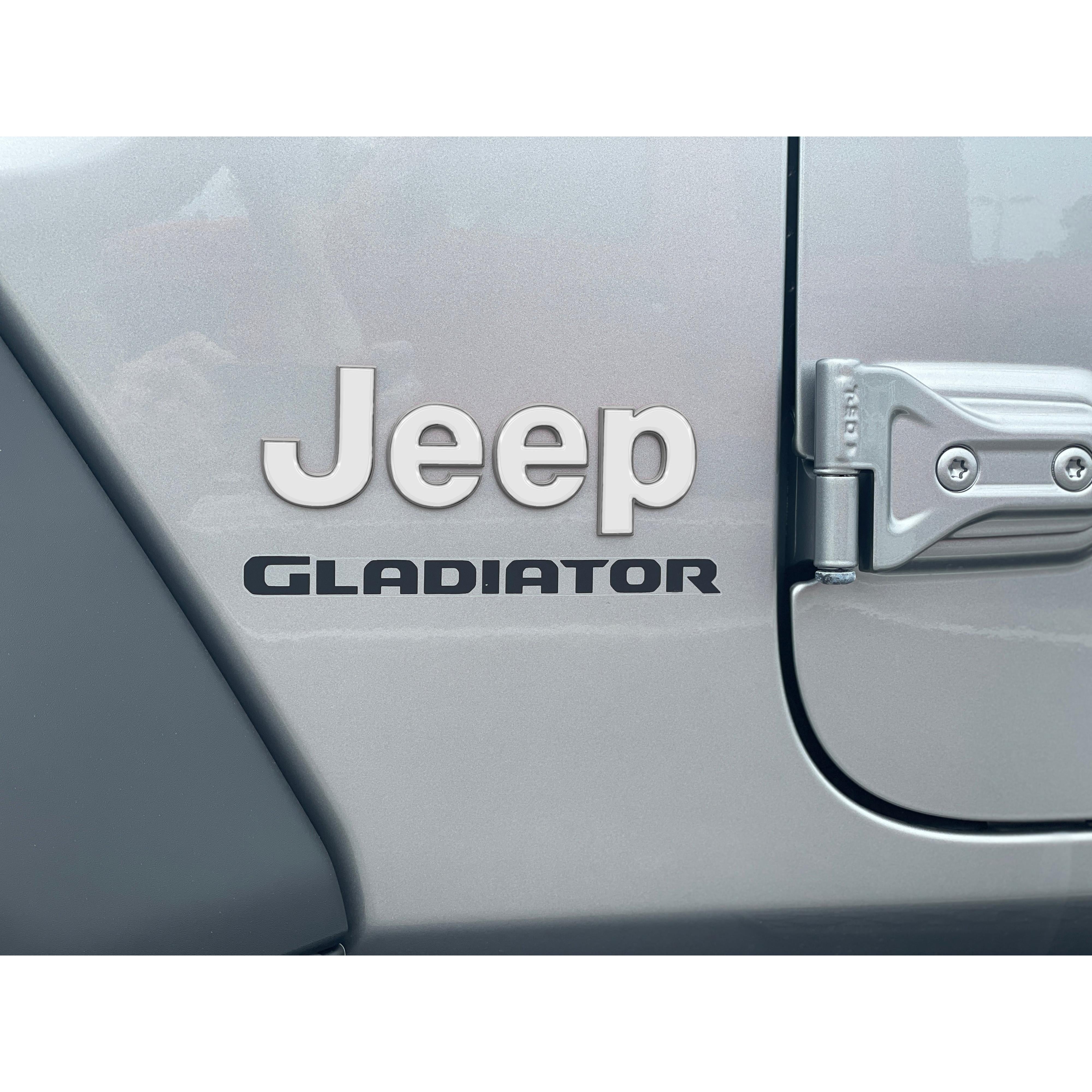 Driver & Passenger Side Emblem Overlays Fits 2019-2026 Jeep Gladiator