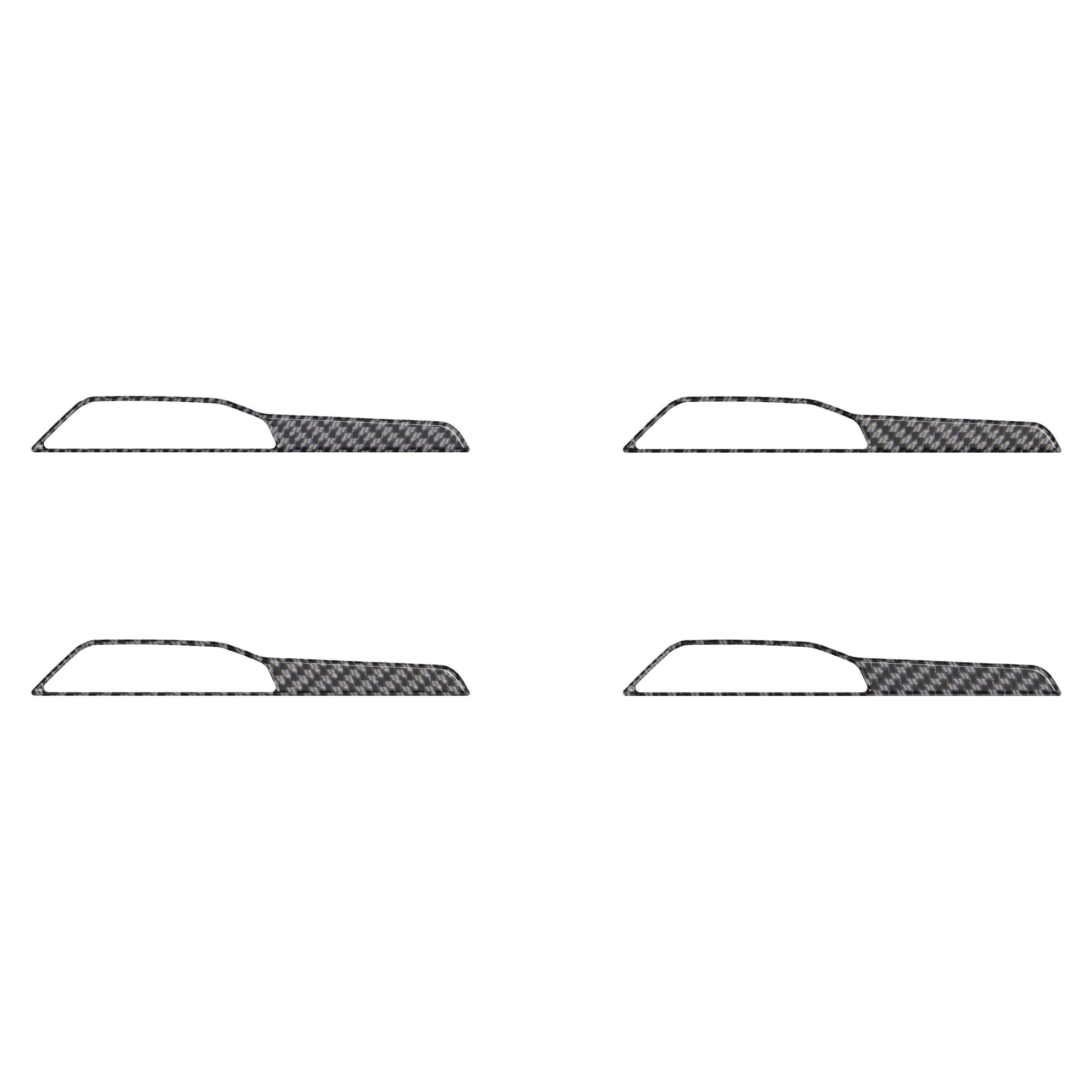 Hood Hinge Side Accent Overlays Fits 2019-2026 Jeep Gladiator