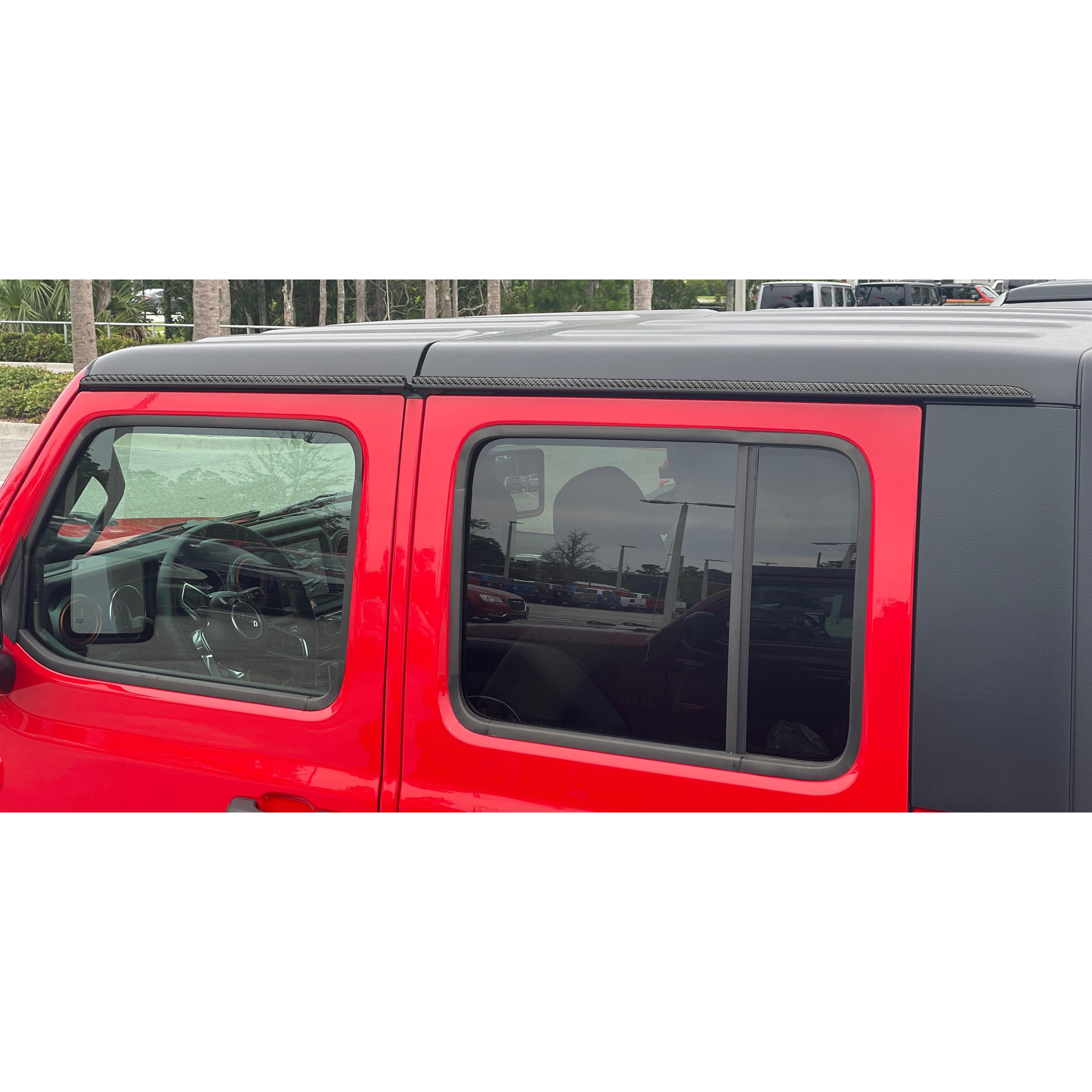 Side Roof Accent Overlays Fits 2019-2026 Jeep Gladiator