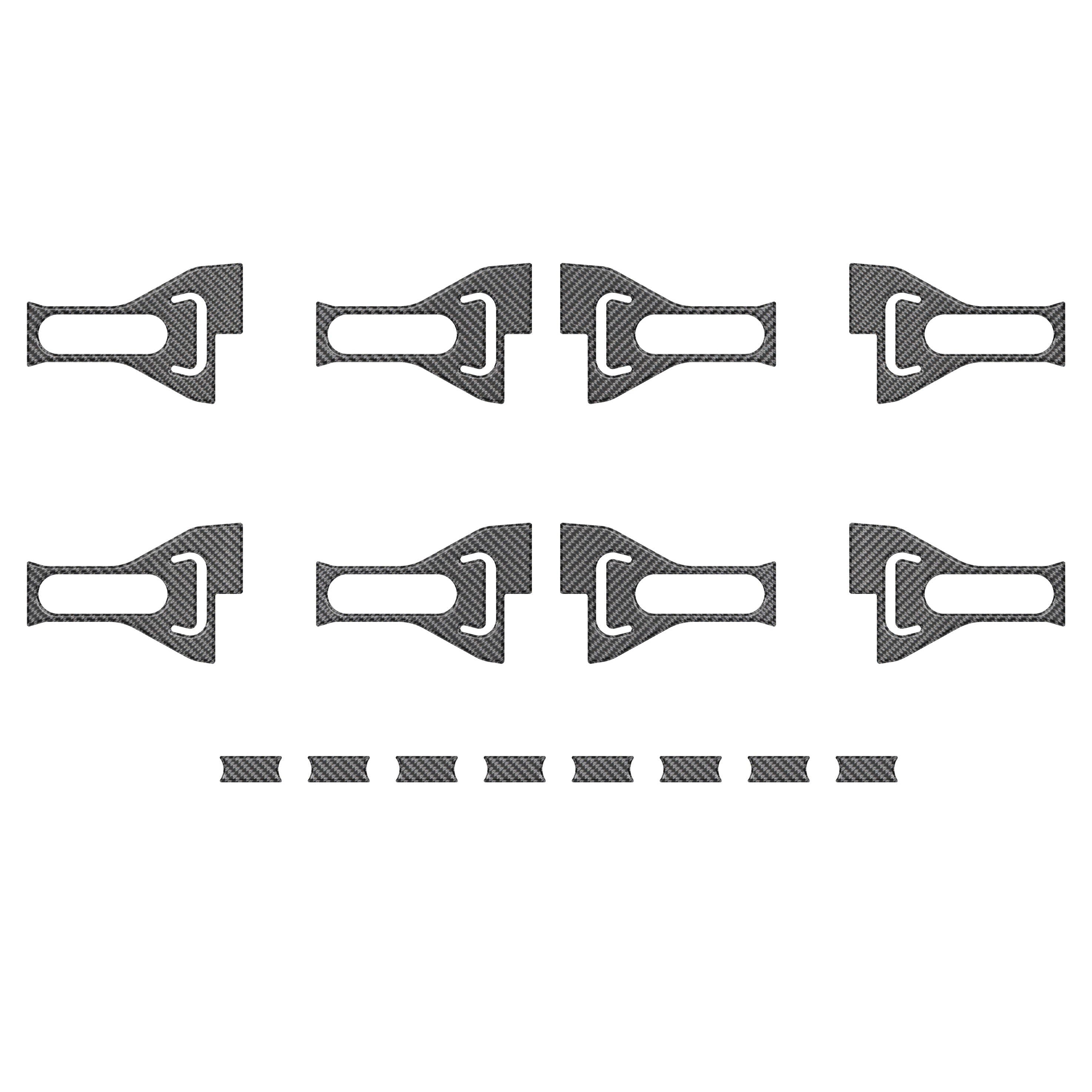 Door Hinge Overlays Fits 2019-2026 Jeep Gladiator
