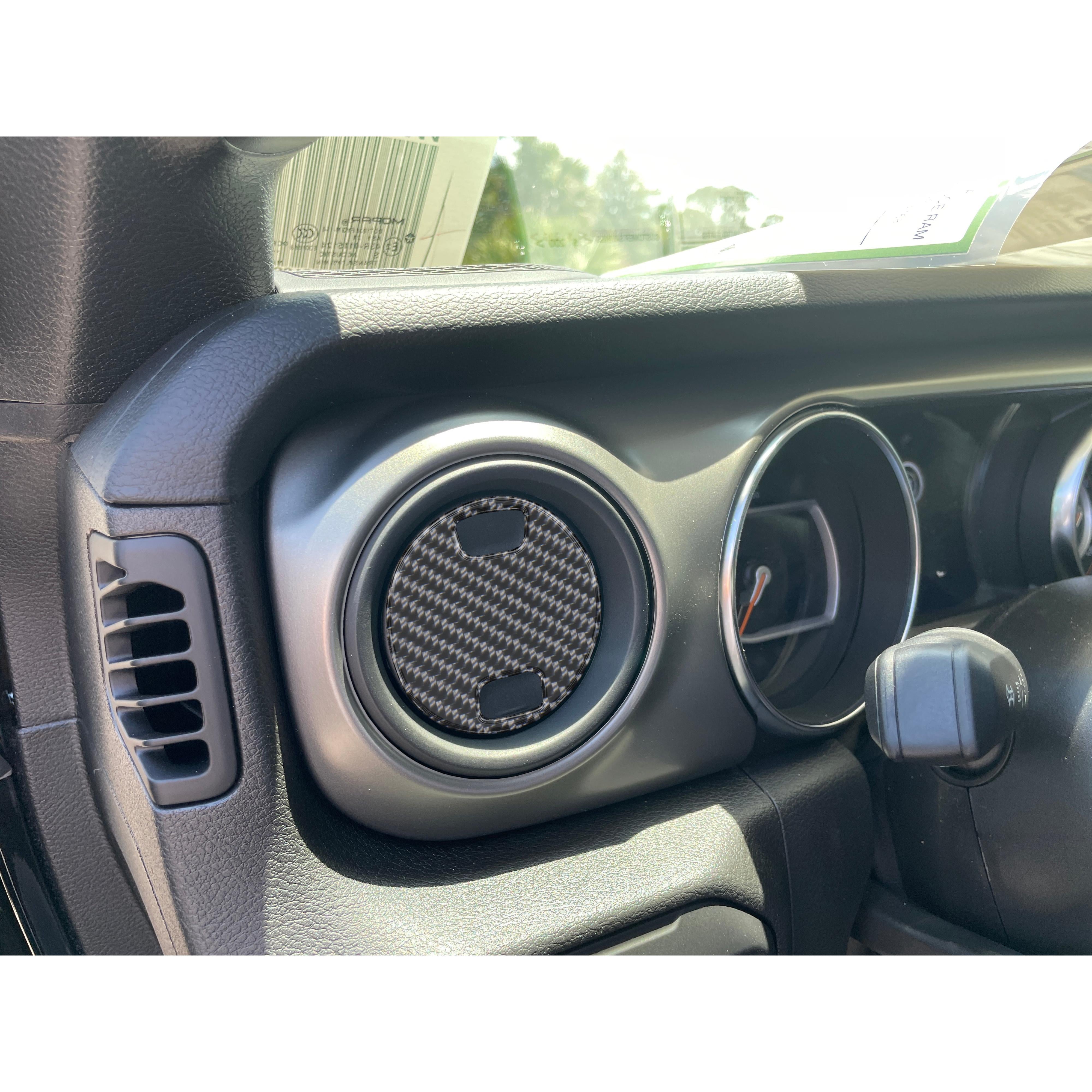 A/C Vent Accent Overlays Fits 2019-2026 Jeep Gladiator