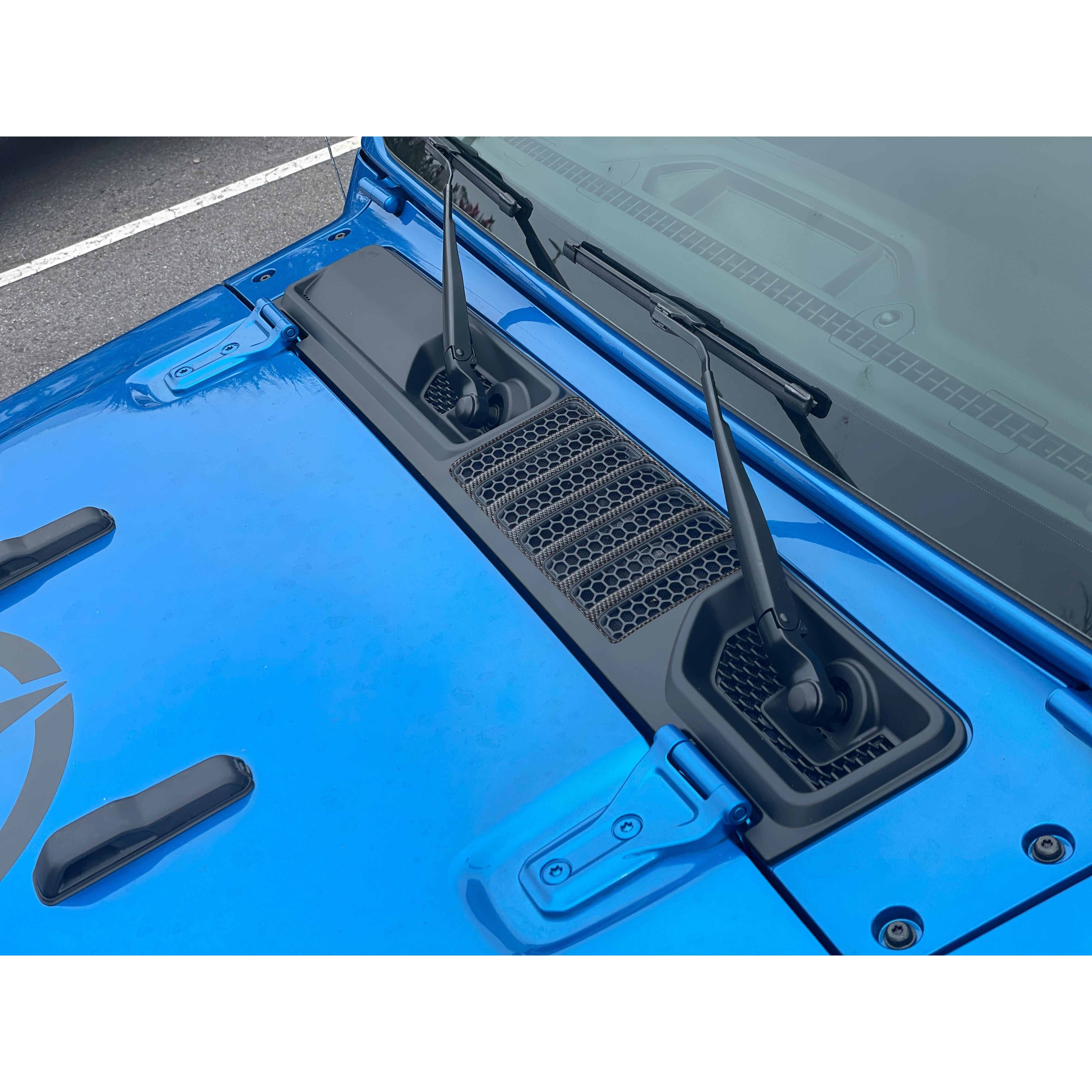 Upper Cowl Center Vent Overlay Fits 2019-2026 Jeep Gladiator