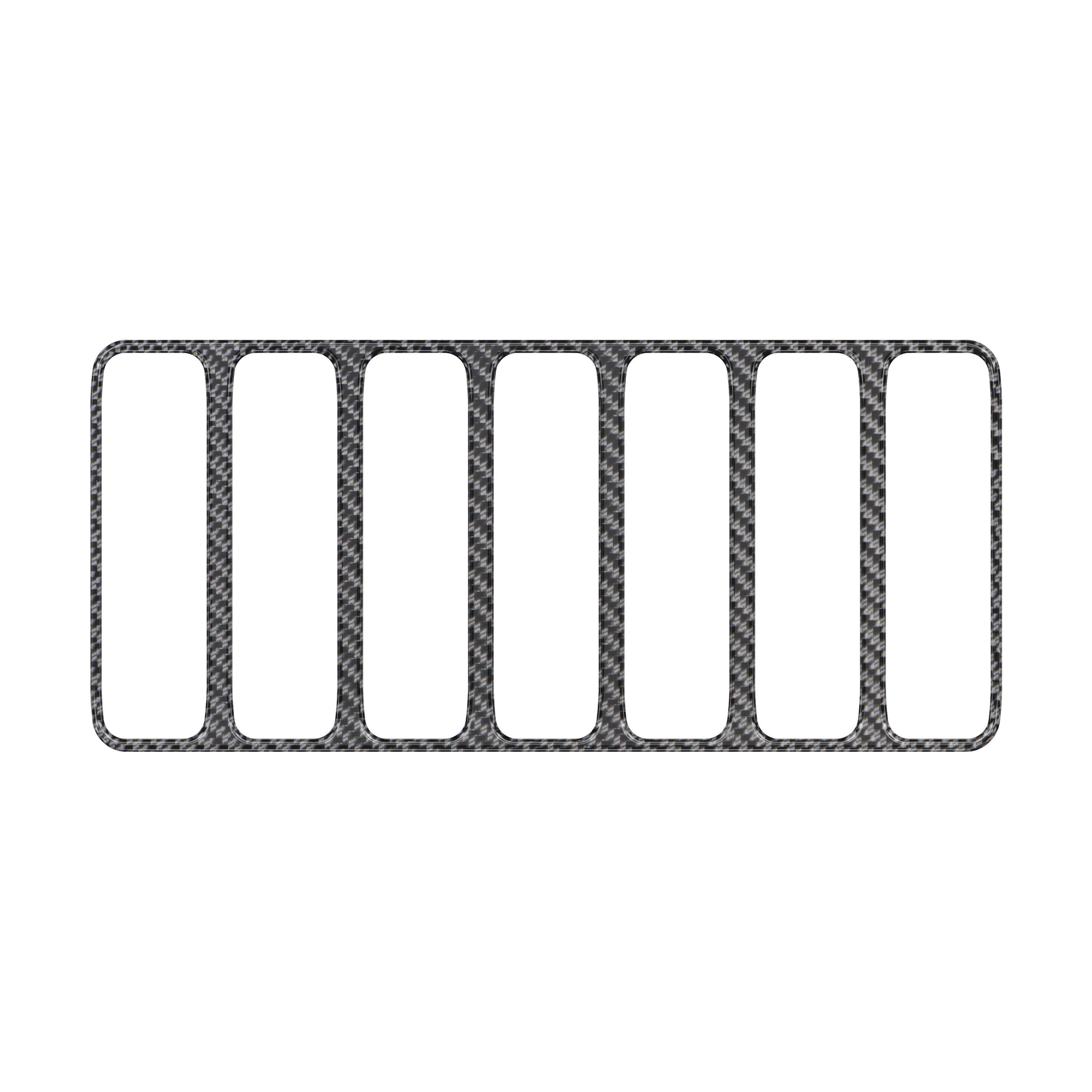 Upper Cowl Center Vent Overlay Fits 2019-2026 Jeep Gladiator