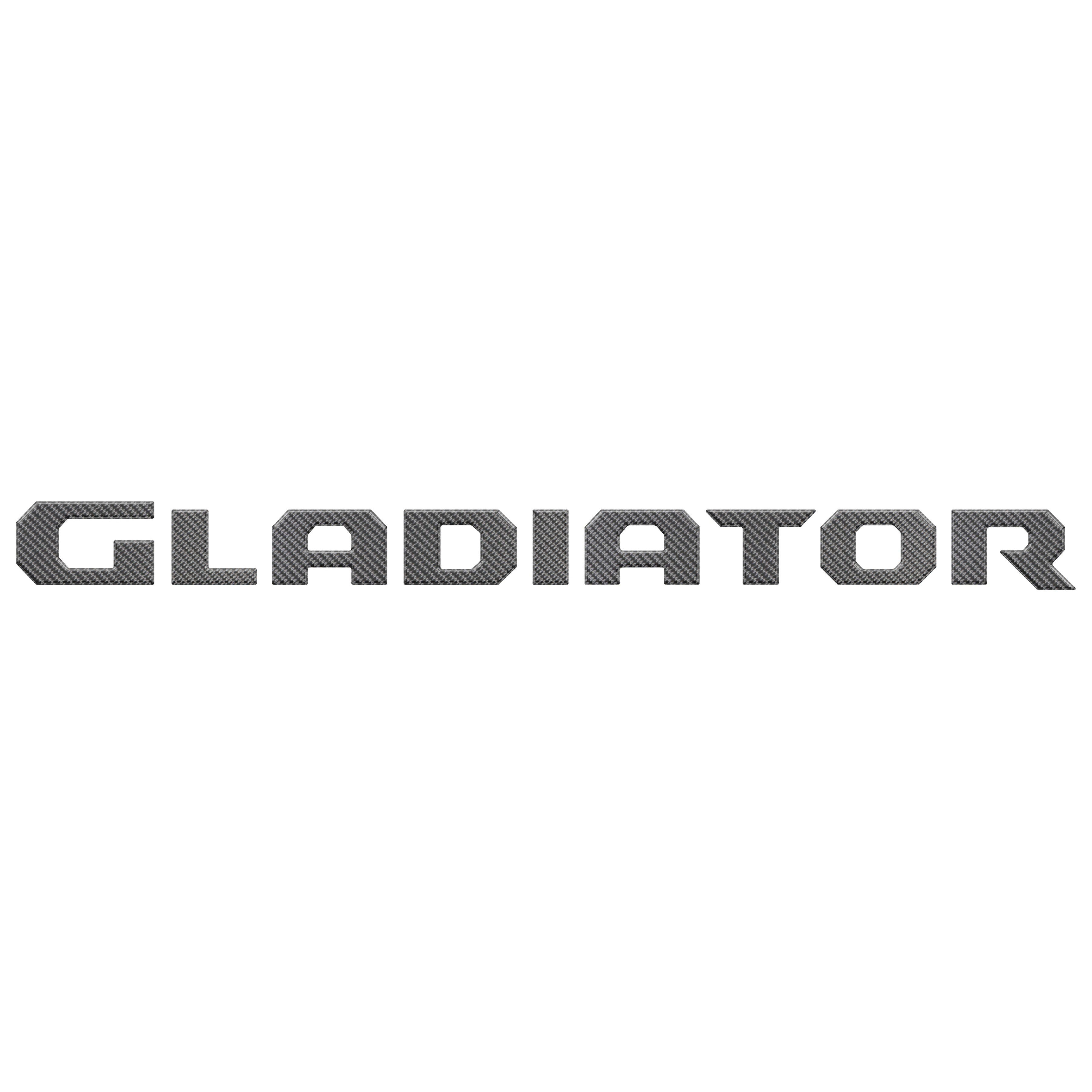 Tailgate Letter Replacement Overlays Fits 2020-2026 Jeep Gladiator