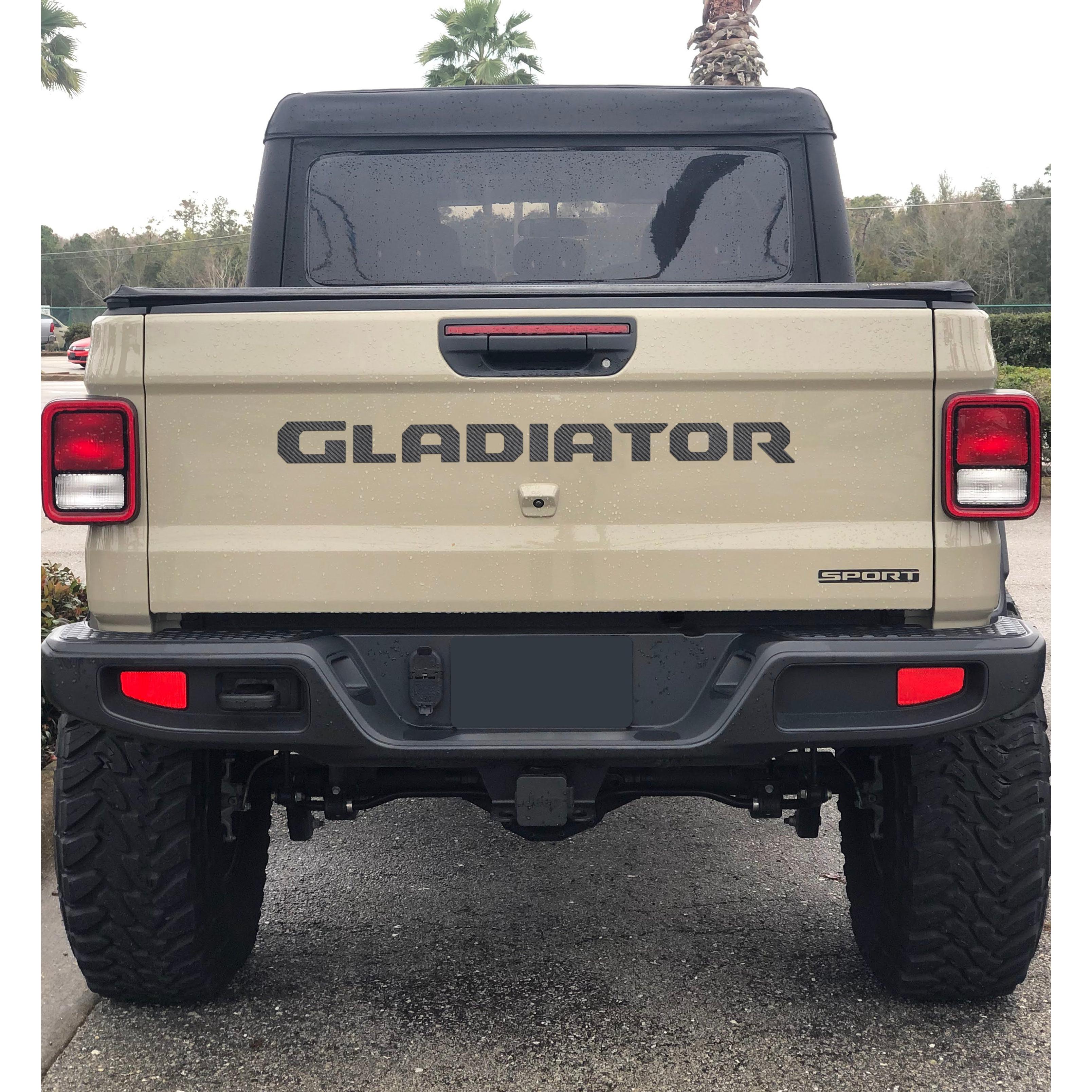Tailgate Letter Replacement Overlays Fits 2020-2026 Jeep Gladiator