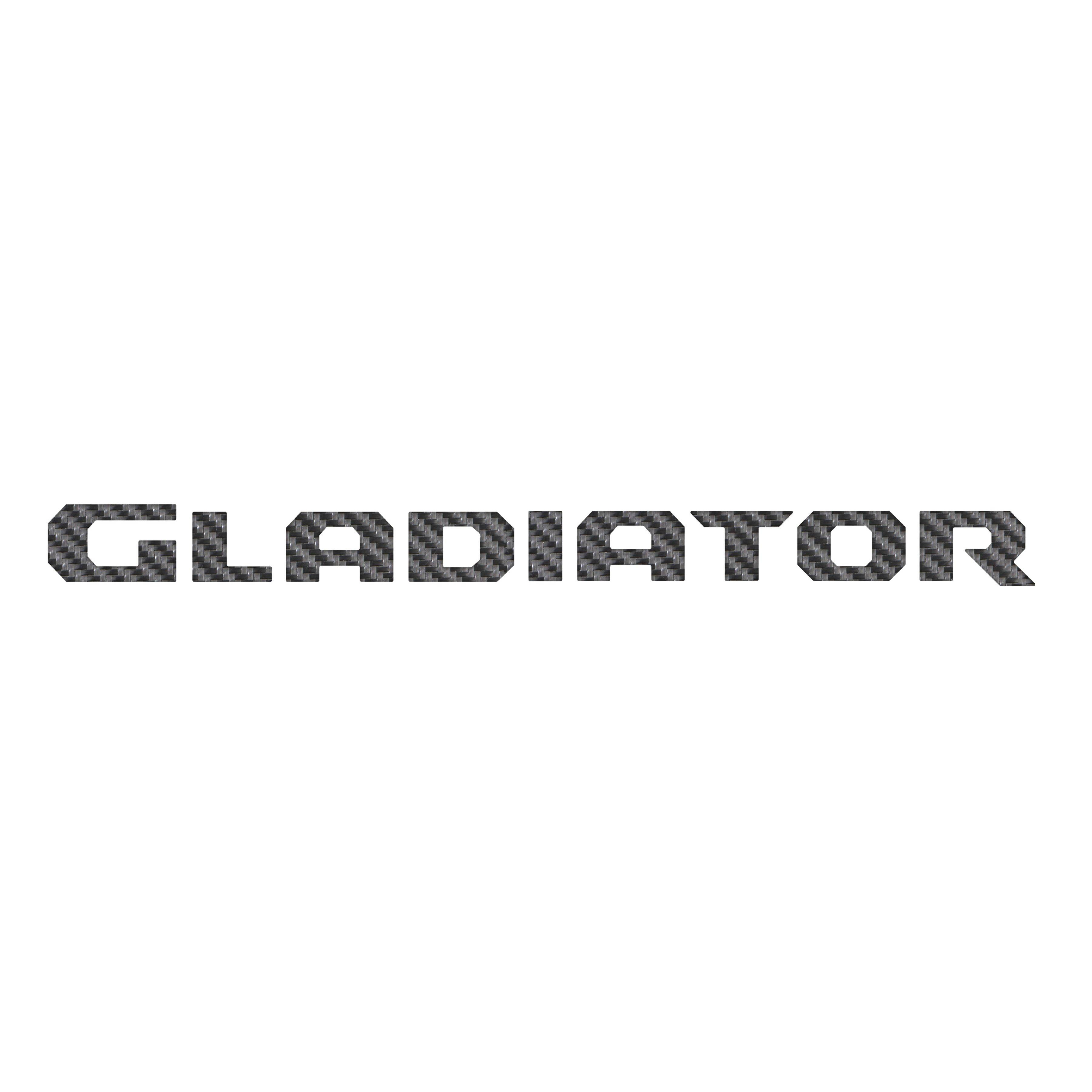 Raised Lettering Decal Fits 2020-2026 Jeep Gladiator