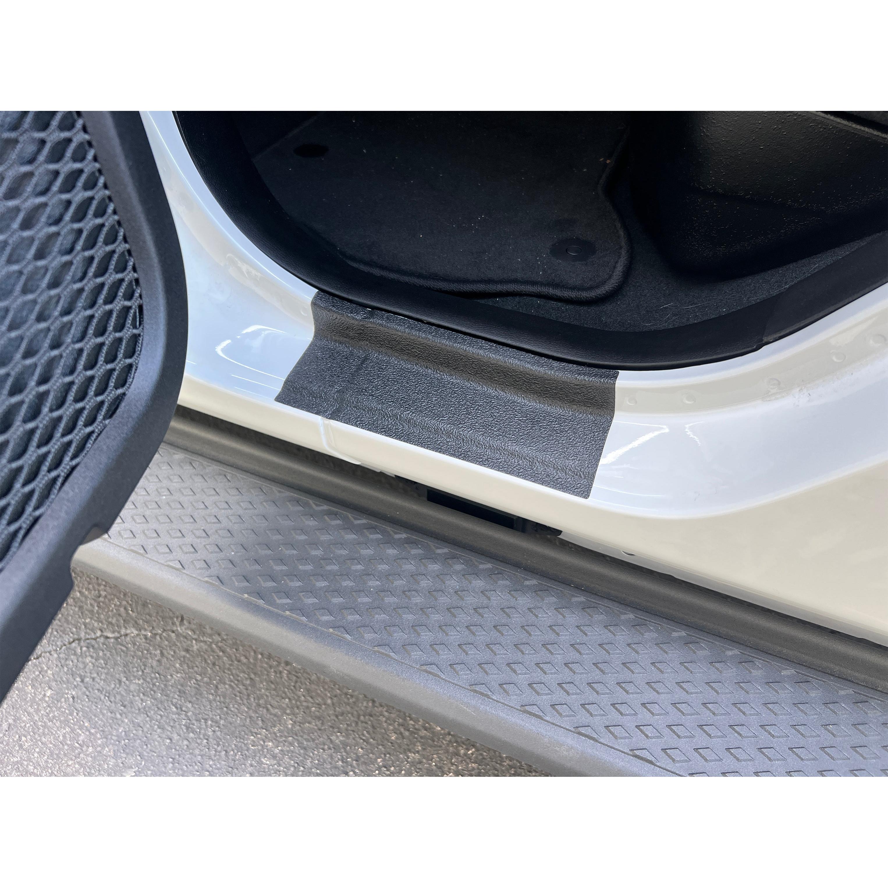 Textured Door Sill Overlays Fits 2019-2026 Jeep Wrangler