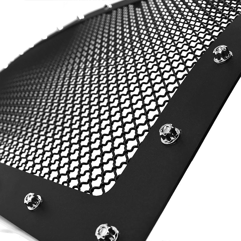2009-2014 Ford F-150 Rivet Style Black Stainless Steel Mesh Grille Center Insert