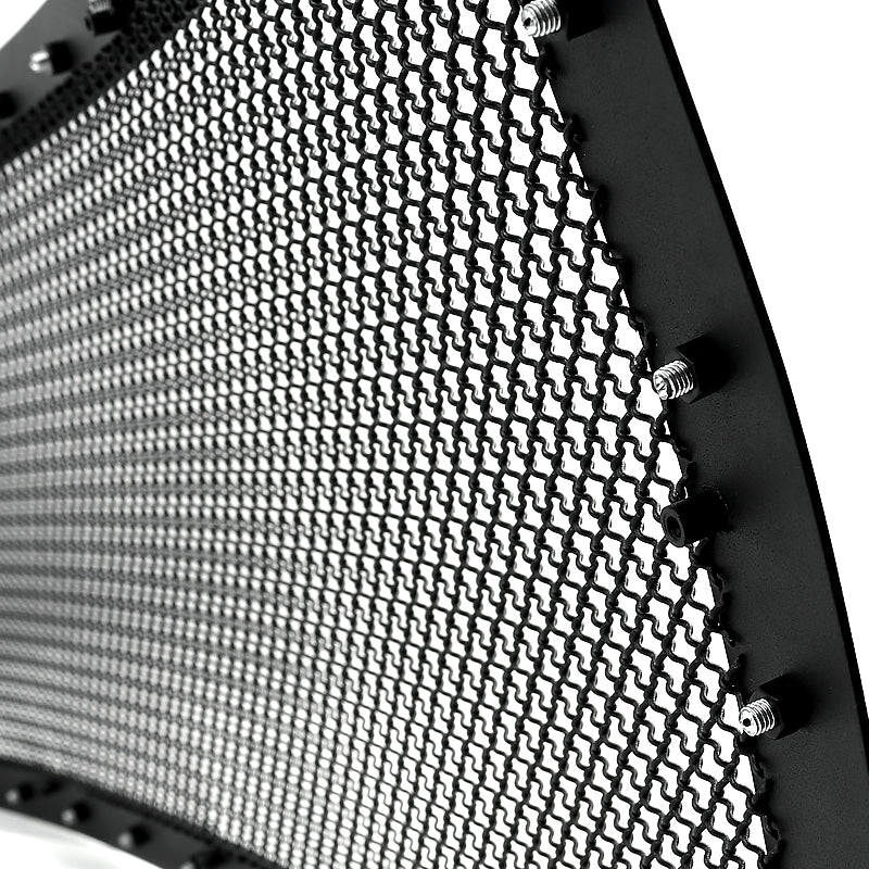 2009-2014 Ford F-150 Rivet Style Black Stainless Steel Mesh Grille Center Insert
