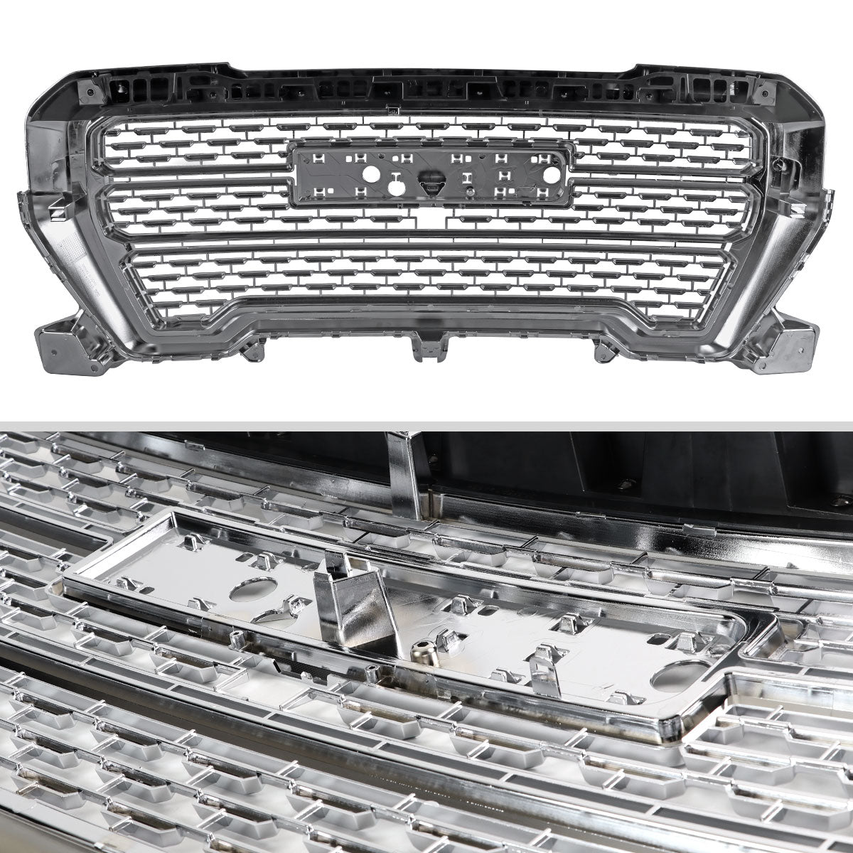 2019-2020 GMC Sierra 1500 Chrome ABS Mesh Grille