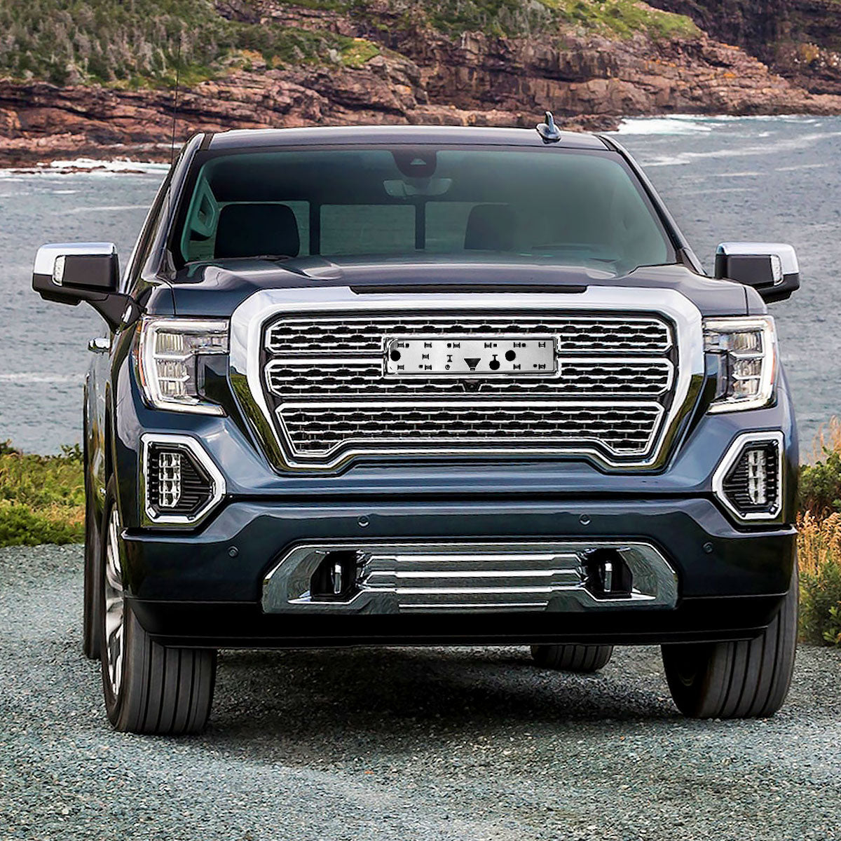 2019-2020 GMC Sierra 1500 Chrome ABS Mesh Grille