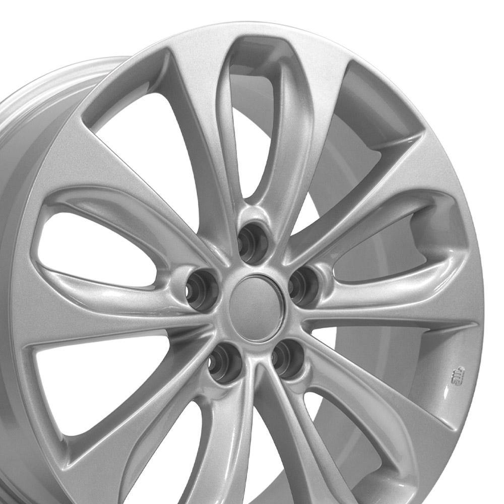 18" Replica HY02 fits Hyundai 18x7.5 Silver-SR1 Performance