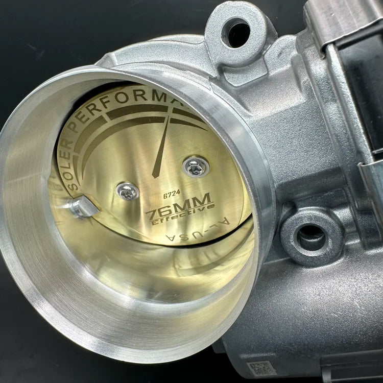 Soler Performance Ported 76MM Throttle Body For Camaro 5 V6, Colorado/Canyon 3.6L V6 (LFX)