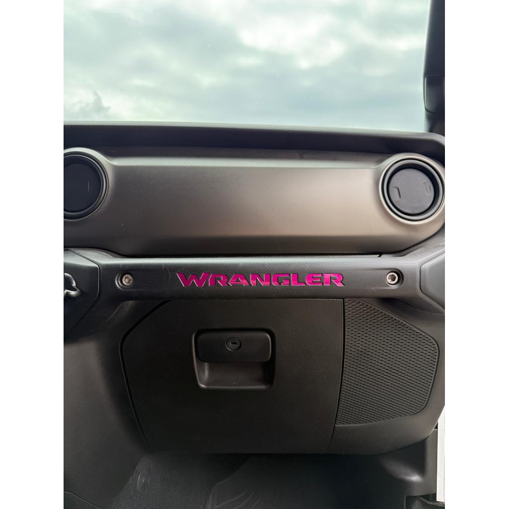 WRANGLER Grab Bar Inlay Decal | Fits Wrangler JL