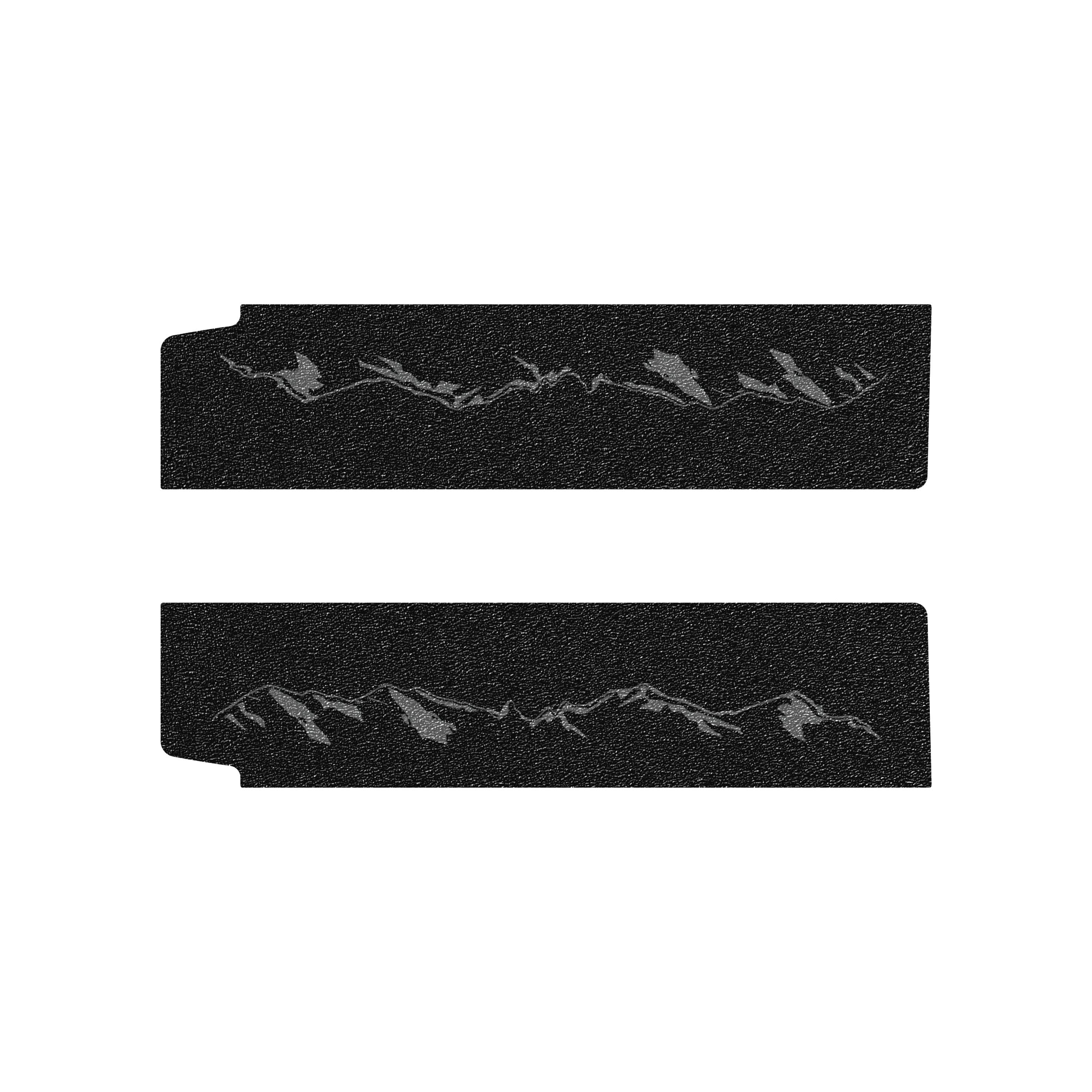 Textured Door Sill Overlays Fits 2019-2026 Jeep Wrangler