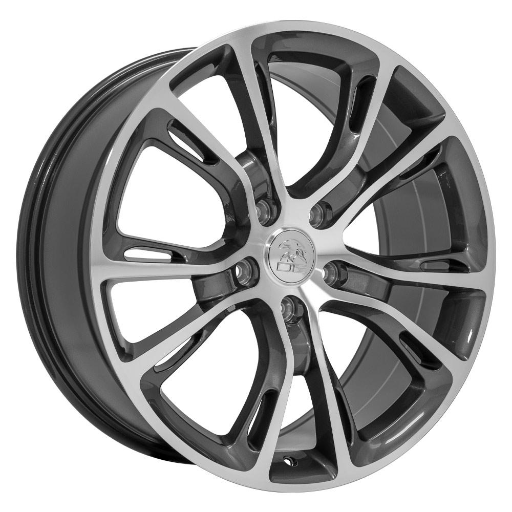 20" Replica JP16 fits Jeep Grand Cherokee 20x8.5 Gunmetal Mach'd-SR1 Performance