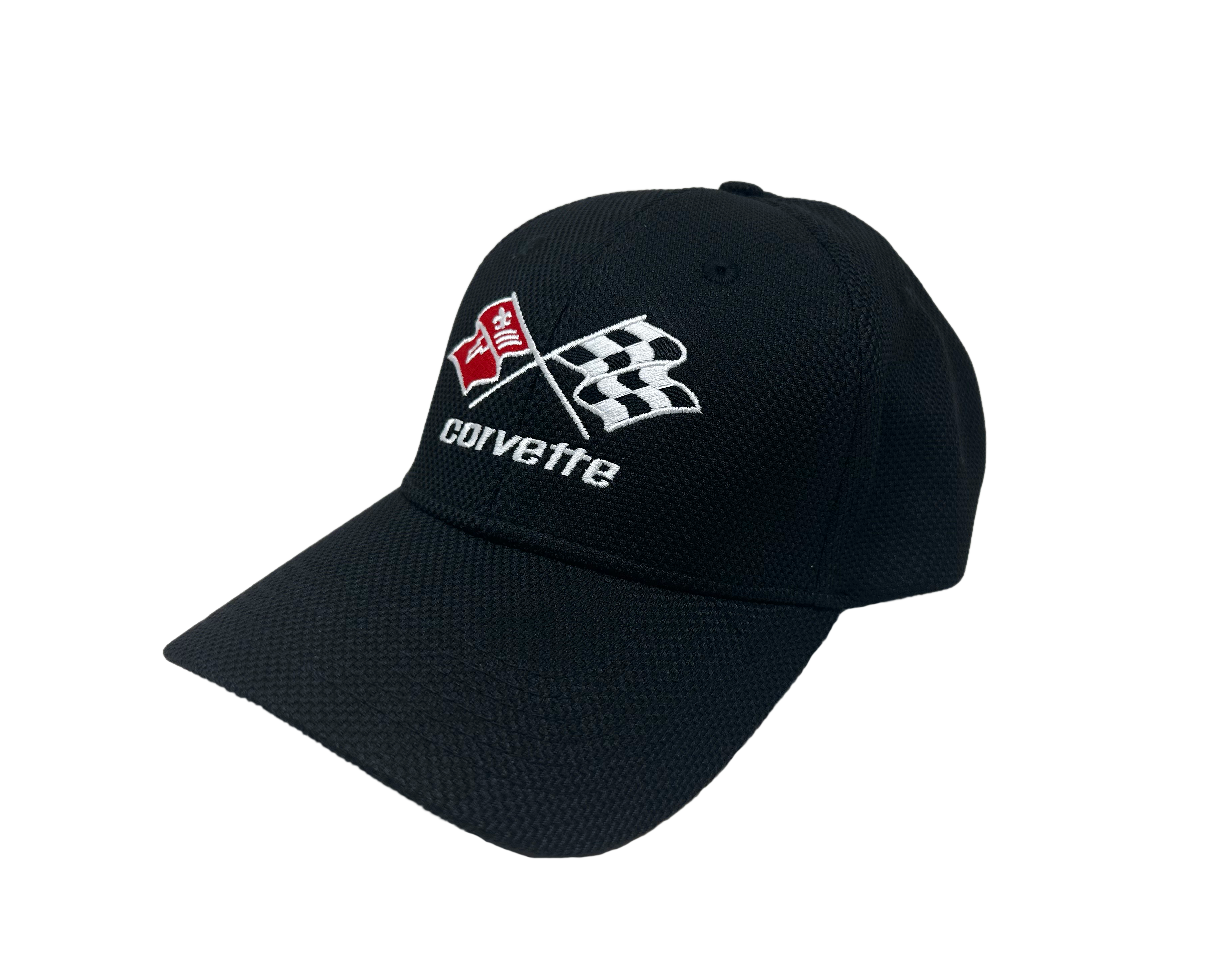 C3 Embroidered Corvette Stretch Fit Hat : Black