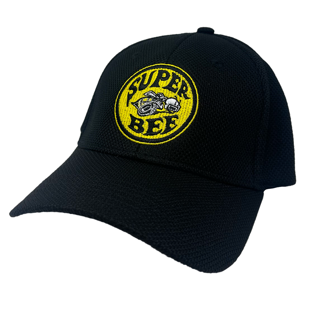 Super Bee Logo Stretch Fit Hat - Mid Profile Dodge Cap-SR1 Performance