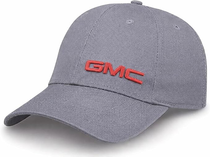 GMC Core Hat - Snapback Cap w/Embroidered 3-D Logo Gray