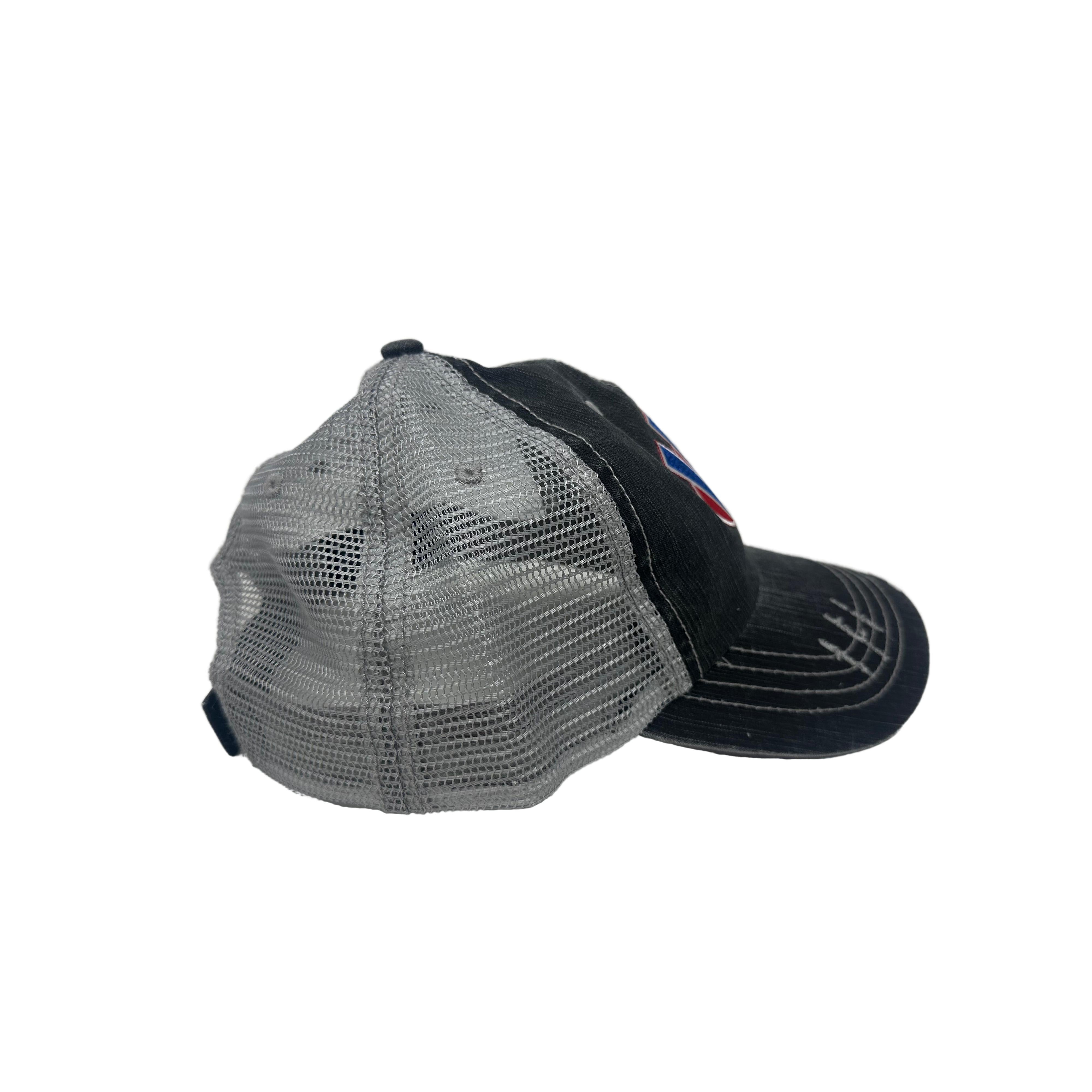 VP Racing Fuels Weathered Logo Cap - Low Profile Adjustable Trucker Hat - Grey-SR1 Performance