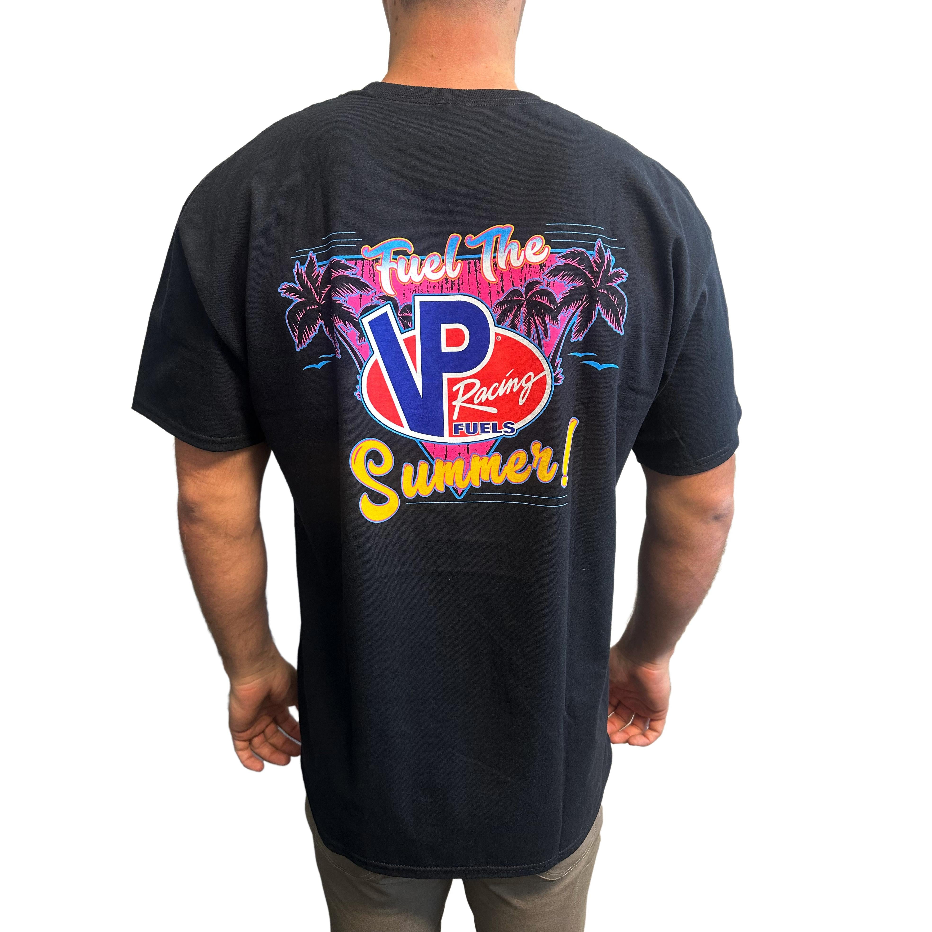 VP Racing Fuels Fuel The Summer T-Shirt - Miami Style Tee - Softstyle Preshrunk Shirt-SR1 Performance