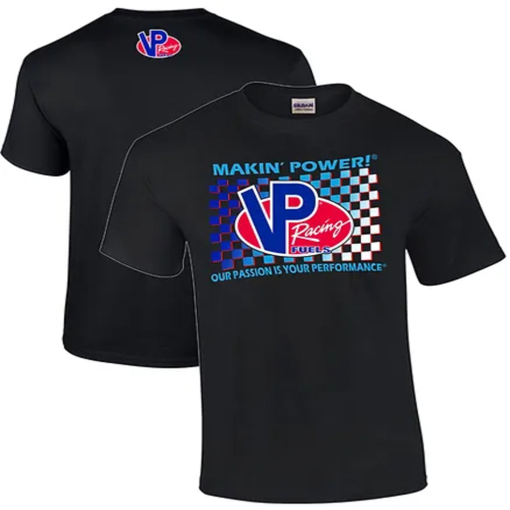 VP Racing Fuels - Retro Flag Tee - Softstyle Preshrunk T-Shirt-SR1 Performance