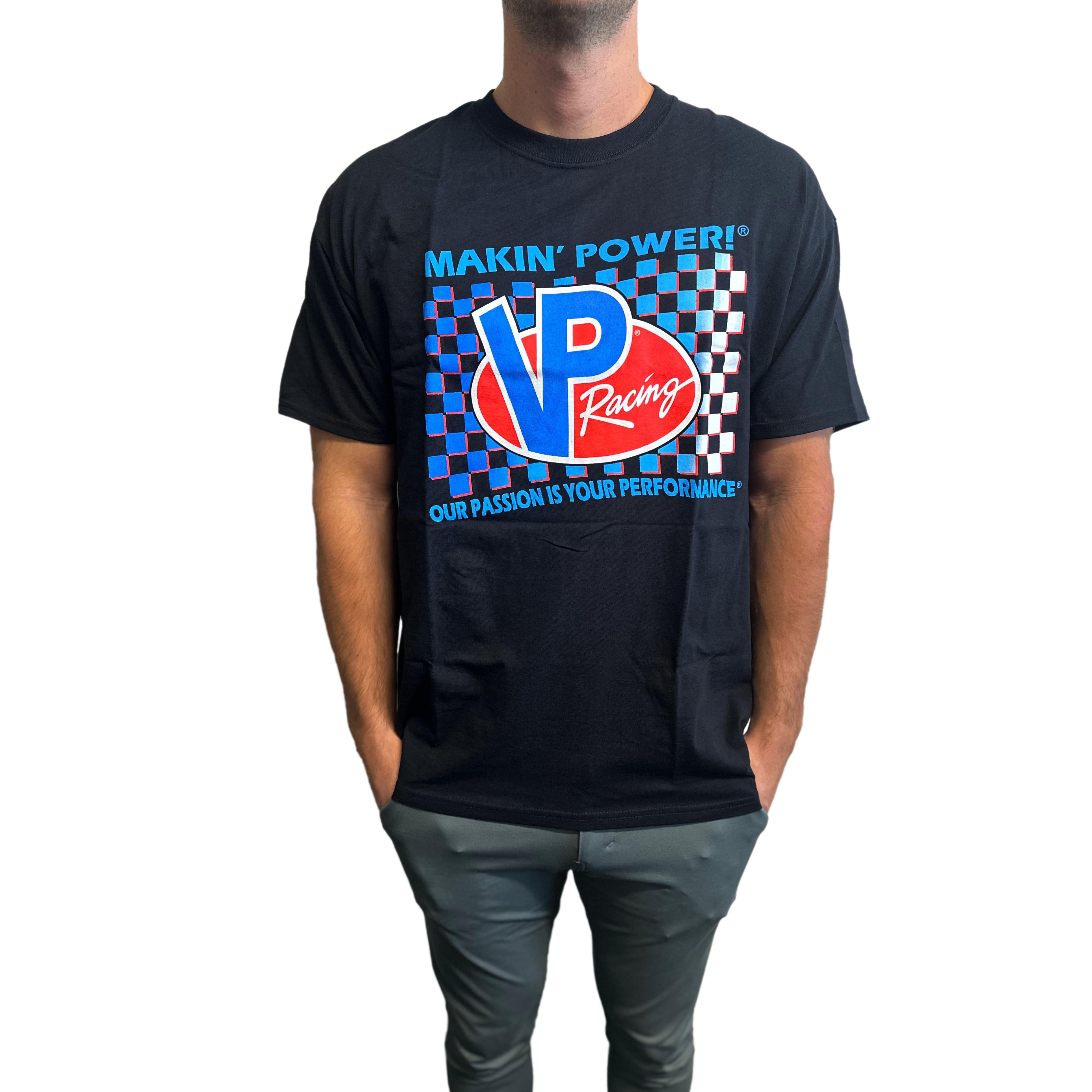 VP Racing Fuels - Retro Flag Tee - Softstyle Preshrunk T-Shirt-SR1 Performance