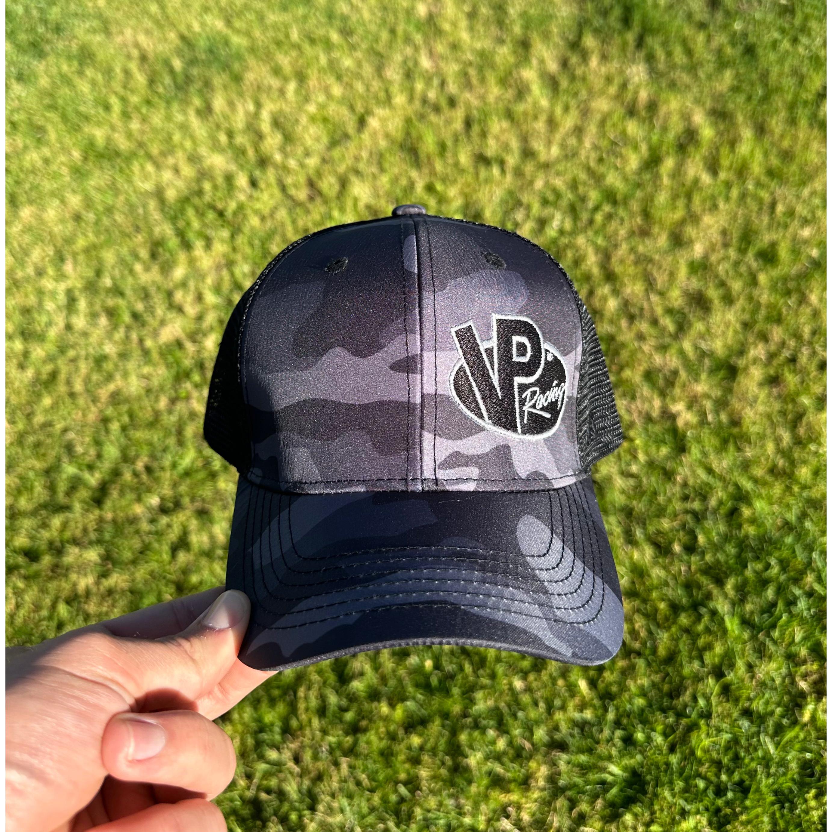 VP Racing Fuels Logo Camo Hat - Officially Licensed Snapback Cap-SR1 Performance