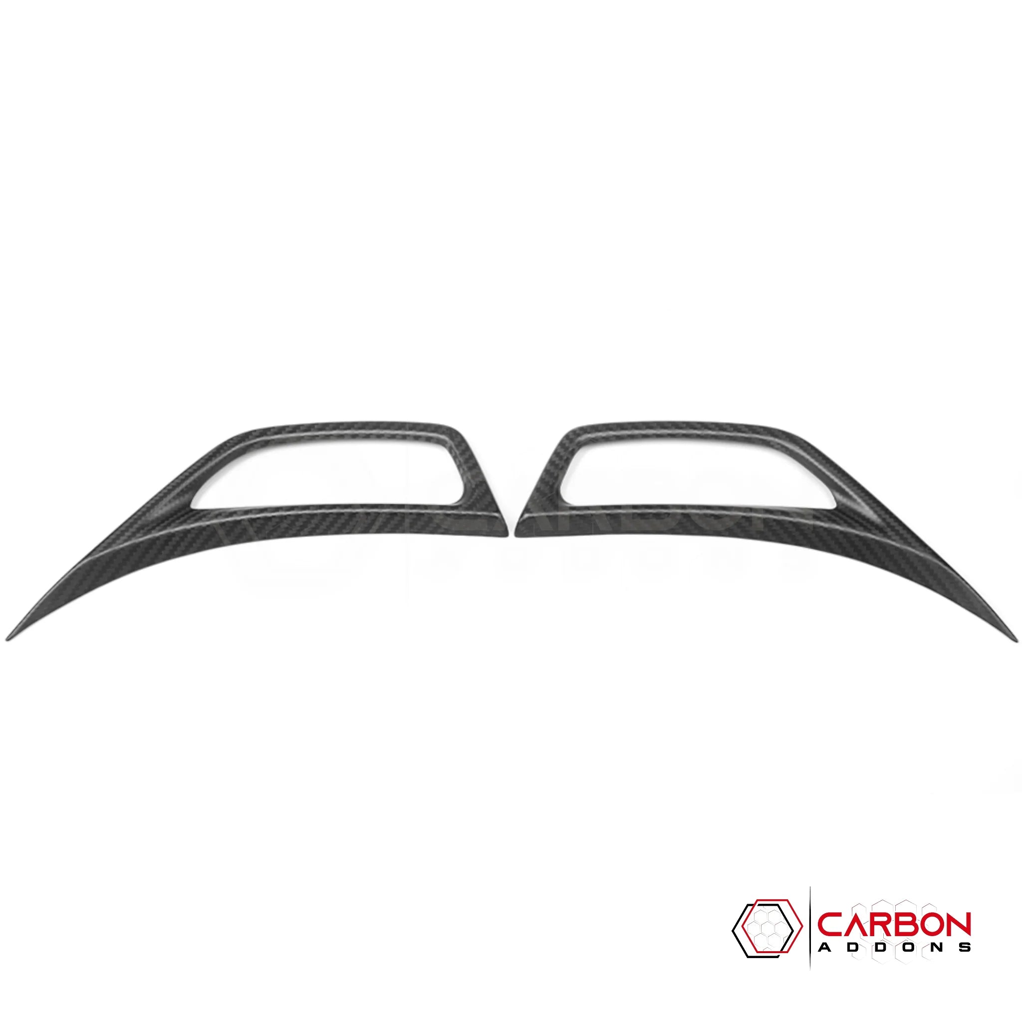 Jeep Gladiator JT & Wrangler JL Front Fender Side Vent Trim Cover – Real Dry Carbon Fiber (Glossy or Matte) 2020–Current