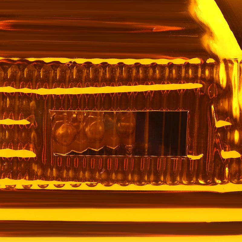 1992-1995 Honda Civic 2/3DR LED Corner Lights (Chrome Housing/Amber Lens)