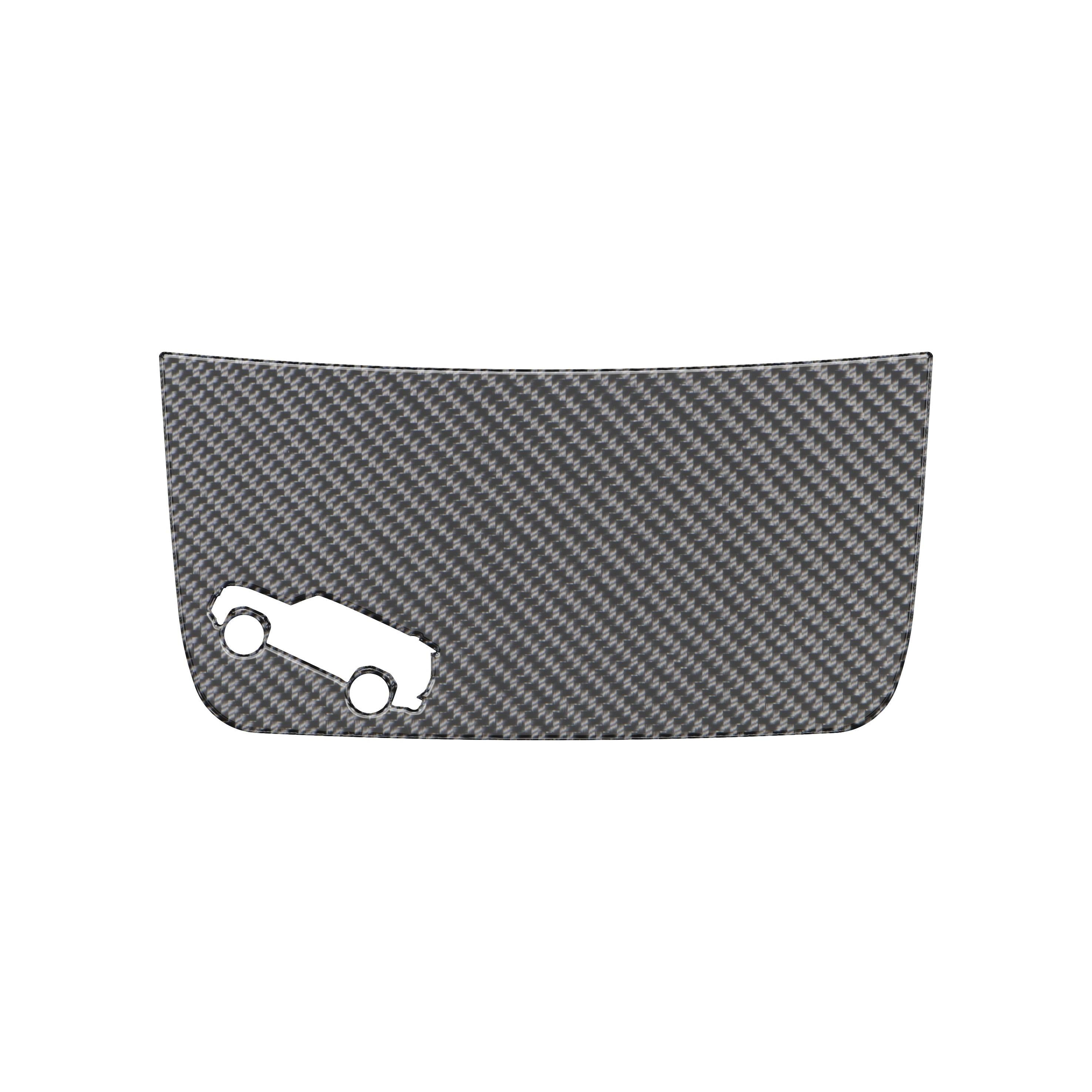Rear Center Console Kick Plate Overlays Fits 2024-2026 Toyota Land Cruiser
