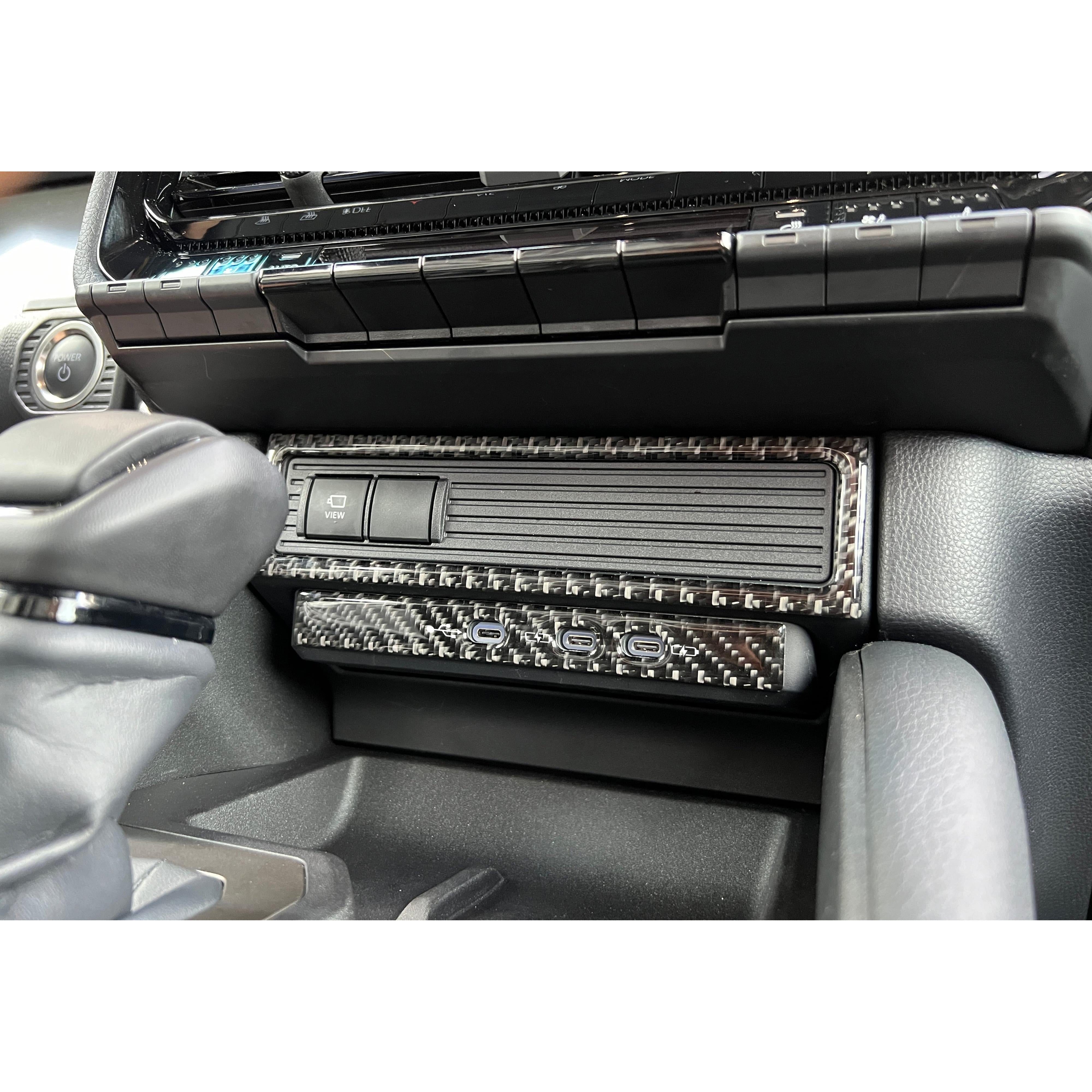 Charge Port Accent Trim Fits 2024-2026 Toyota Land Cruiser