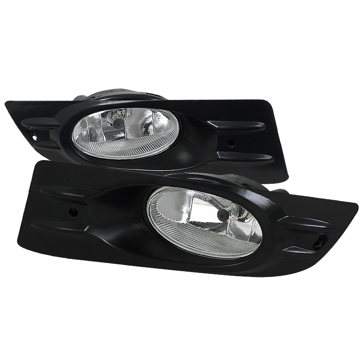 2006-2007 Honda Accord Coupe H11 Fog Lights Kit (Chrome Housing/Clear Lens)
