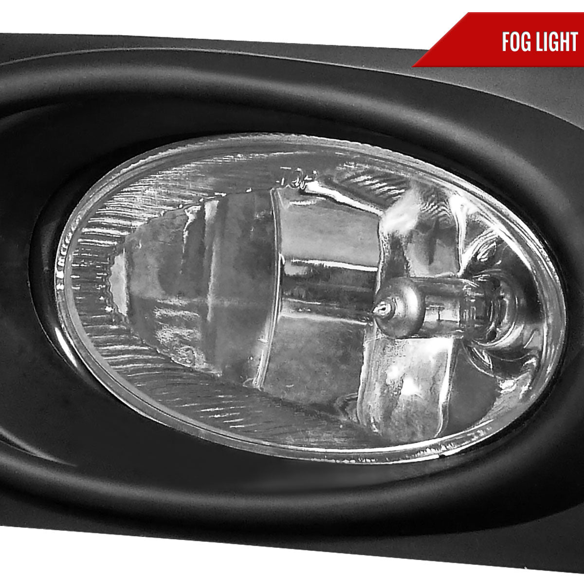 2006-2007 Honda Accord Sedan H11 Fog Lights Kit (Chrome Housing/Clear Lens)