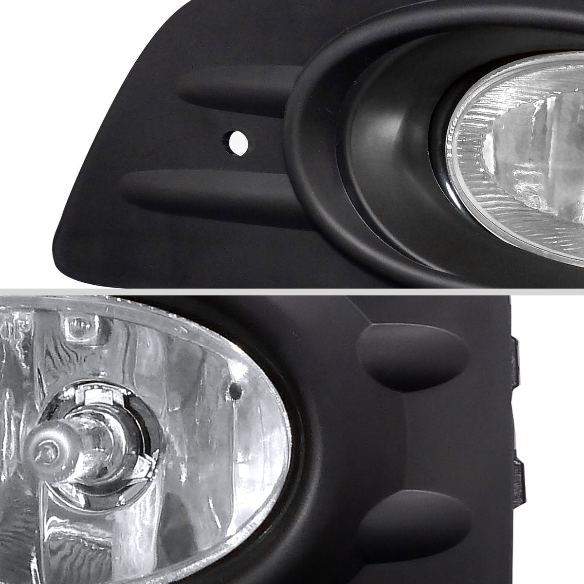 2006-2007 Honda Accord Sedan H11 Fog Lights Kit (Chrome Housing/Clear Lens)