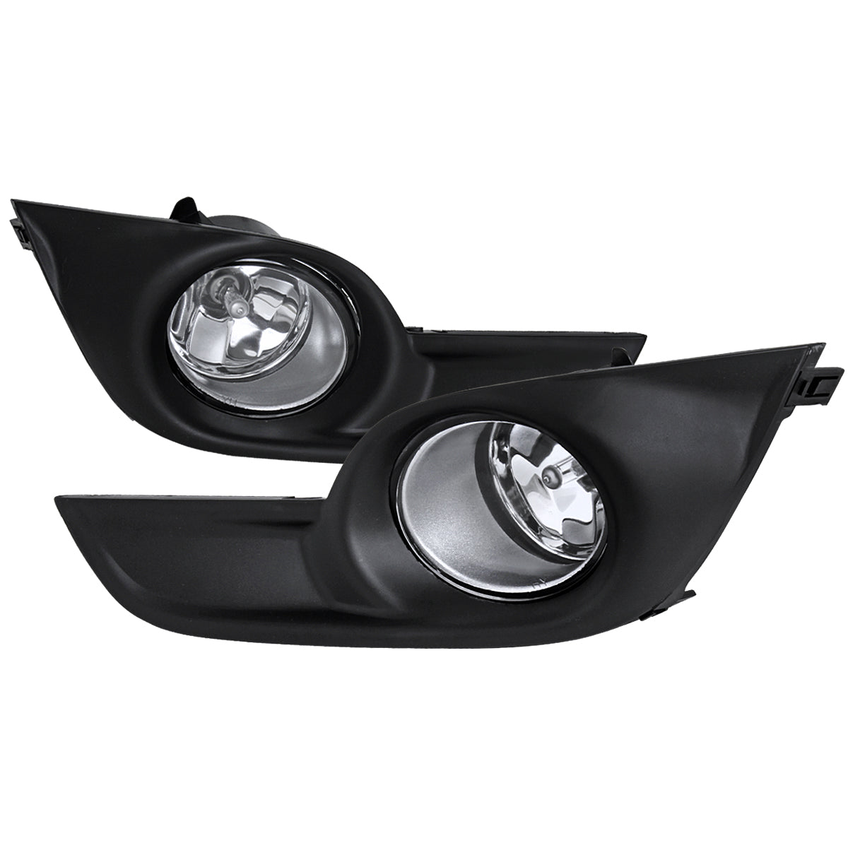 2013-2015 Nissan Altima Sedan H11 Fog Lights Kit (Chrome Housing/Clear Lens)