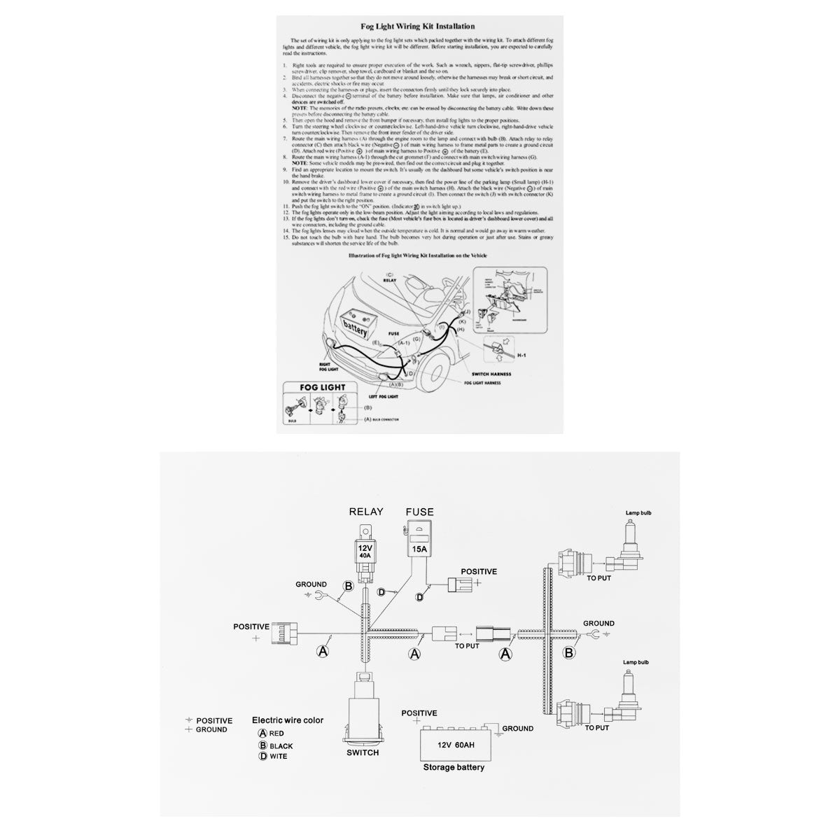 2018-2019 Ford Explorer LED Fog Lights Kit (Chrome Housing/Clear Lens)
