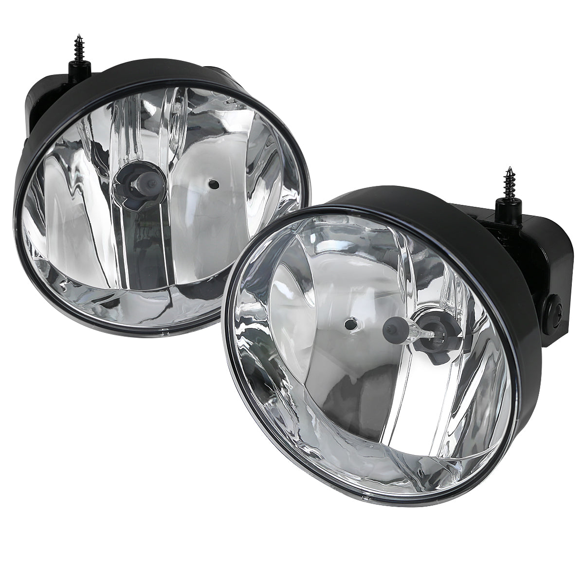 2002-2009 GMC Envoy 12V/27W Fog Lights (Chrome Housing/Clear Lens)