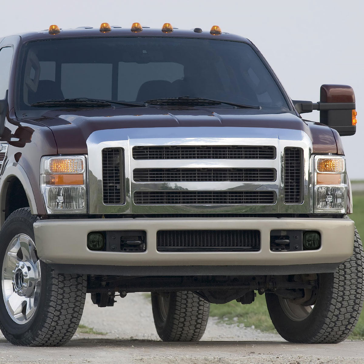 1999-2004 Ford F-250/F-350/Excursion H10 Fog Lights (Chrome Housing/Smoked Lens)
