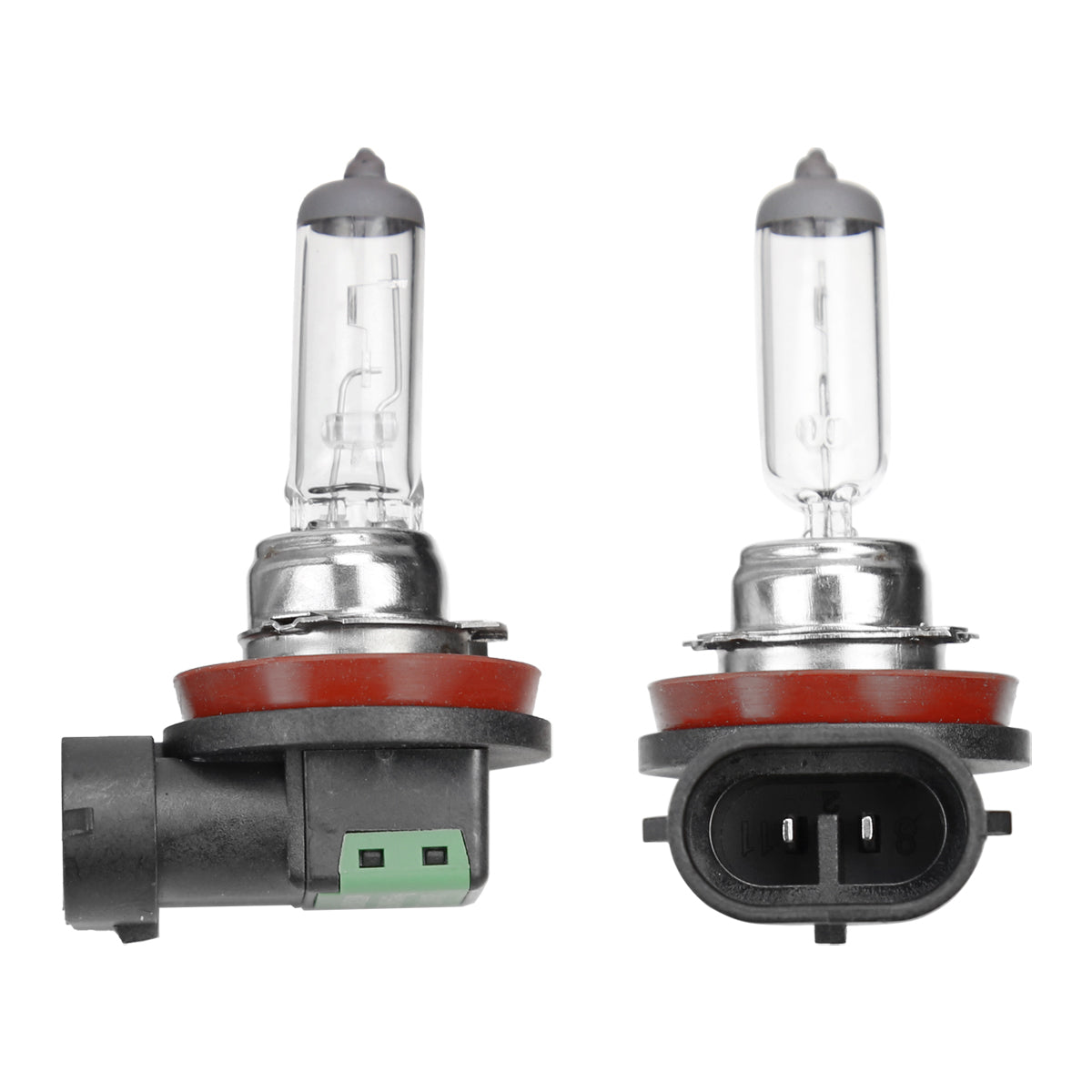 2020-2021 Toyota Highlander Fog Bumper Lights (Chrome Housing/Clear Lens)
