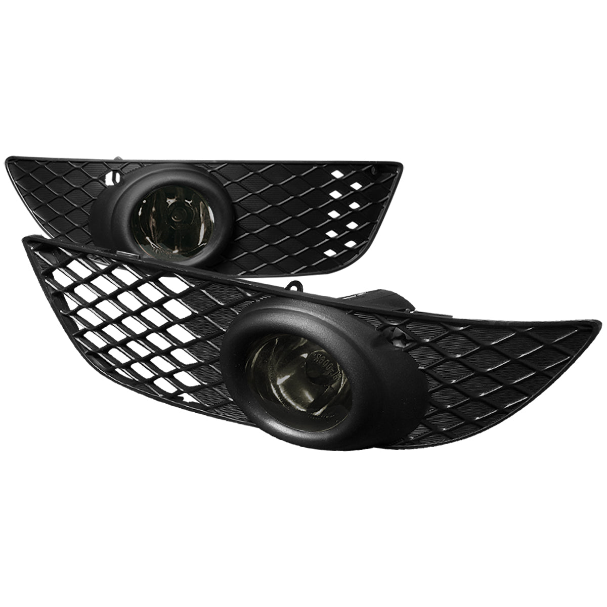 2008-2012 Mitsubishi Lancer H11 Fog Lights Kit (Chrome Housing/Smoked Lens)