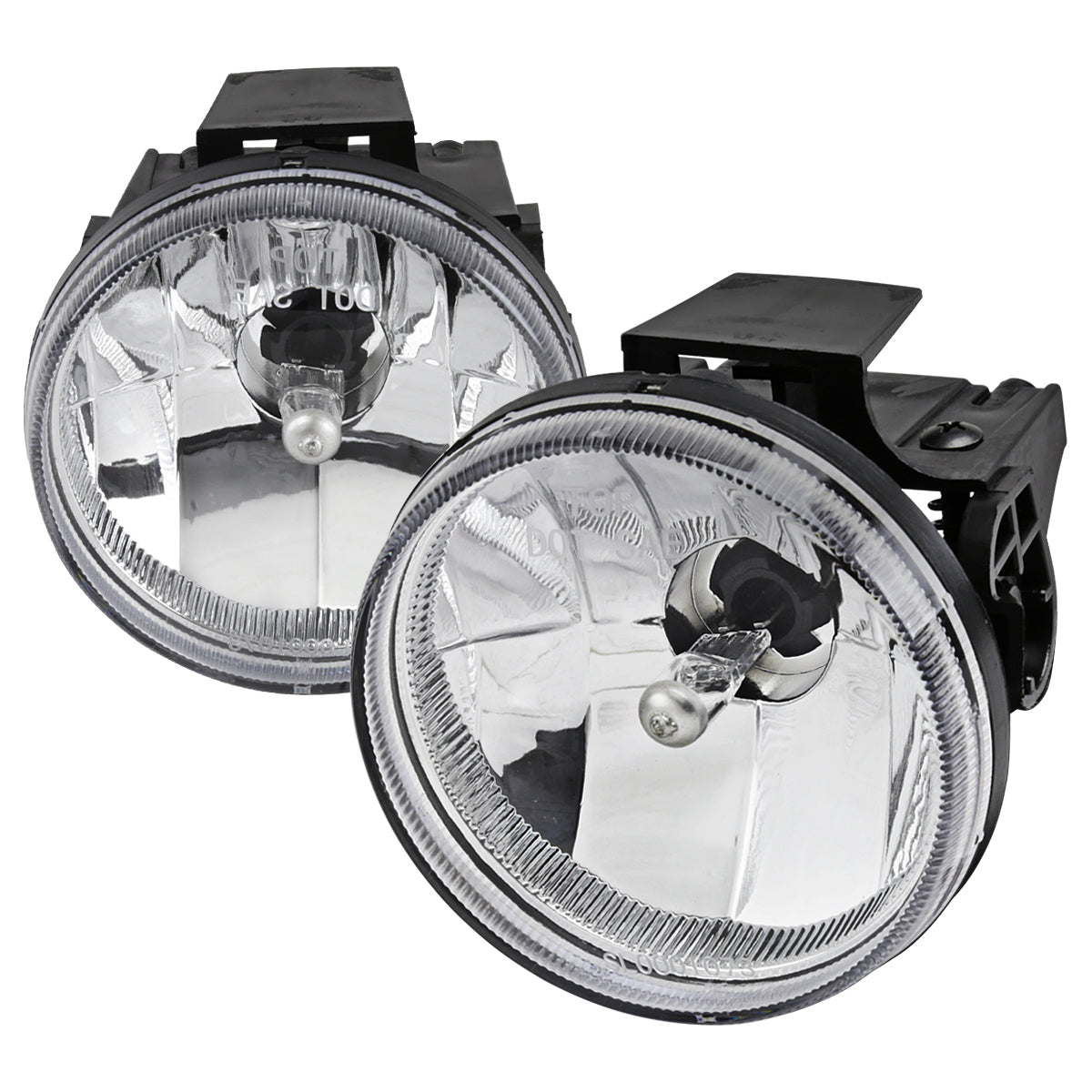 1999-2002 Dodge RAM Sport Package 881 Fog Lights w/ Mounting Brackets (Chrome Housing/Clear Lens)