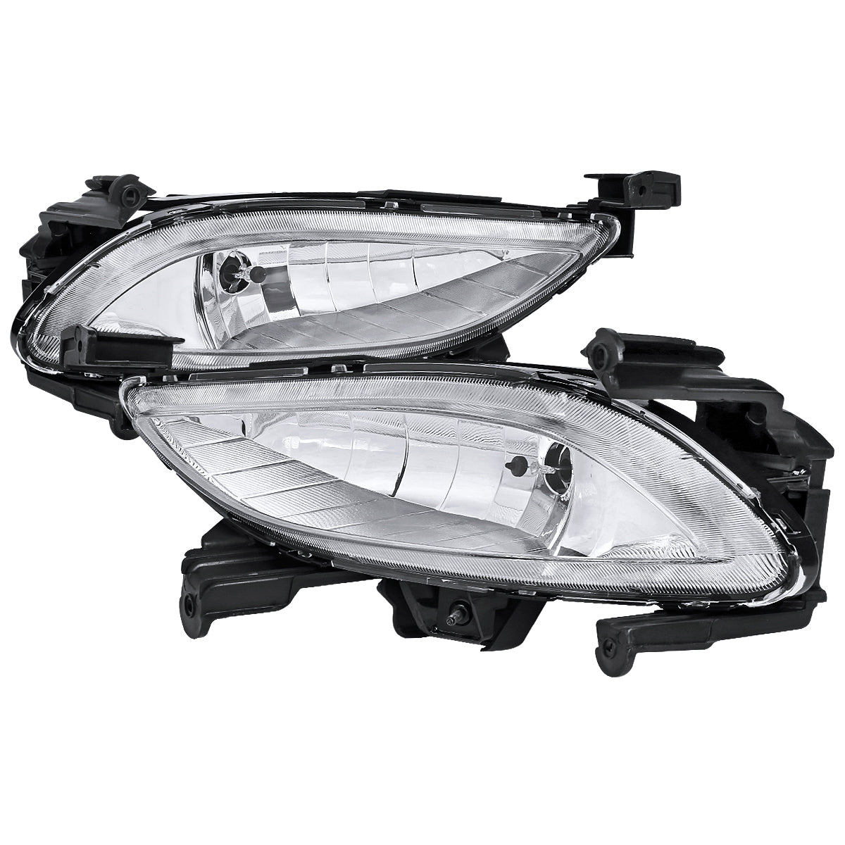 2011-2013 Hyundai Sonata 12V/27W 881 Fog Lights Kit (Chrome Housing/Clear Lens)