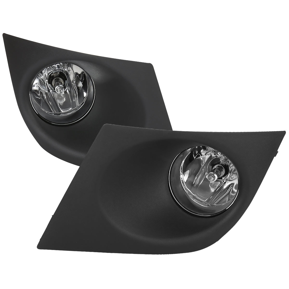 2007-2011 Nissan Versa H11 Fog Lights Kit w/ Switch & Wiring Harness (Chrome Housing/Clear Lens)
