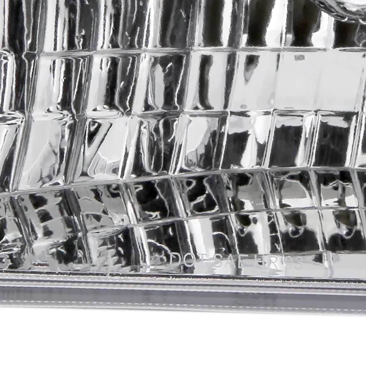 1993-1998 Jeep Grand Cherokee Factory Style Headlights (Chrome Housing/Clear Lens)