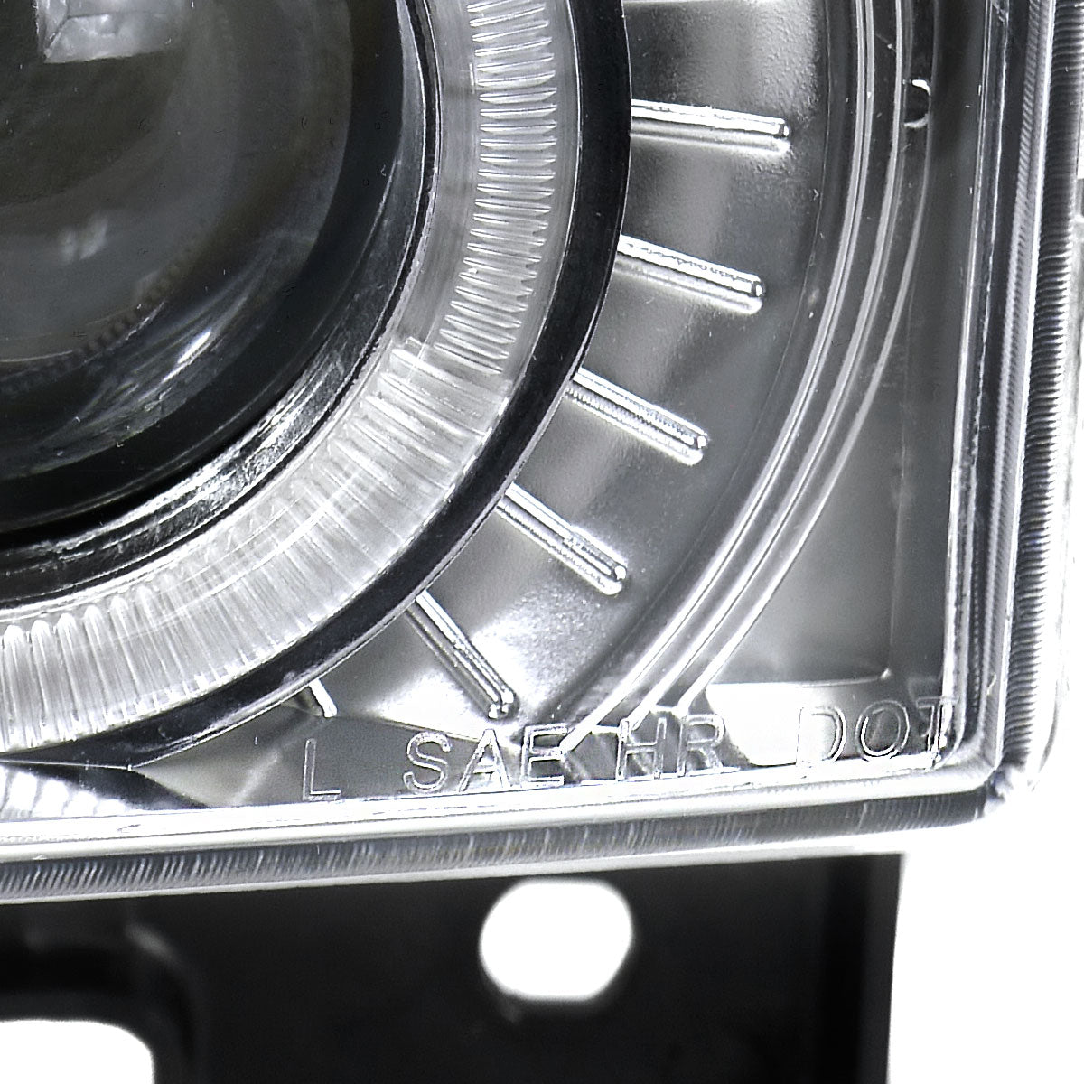 1988-1999 Chevrolet C/K C10/Blazer/Tahoe/Yukon/Sierra/Silverado Dual Halo Projector Headlights (Chrome Housing/Clear Lens)