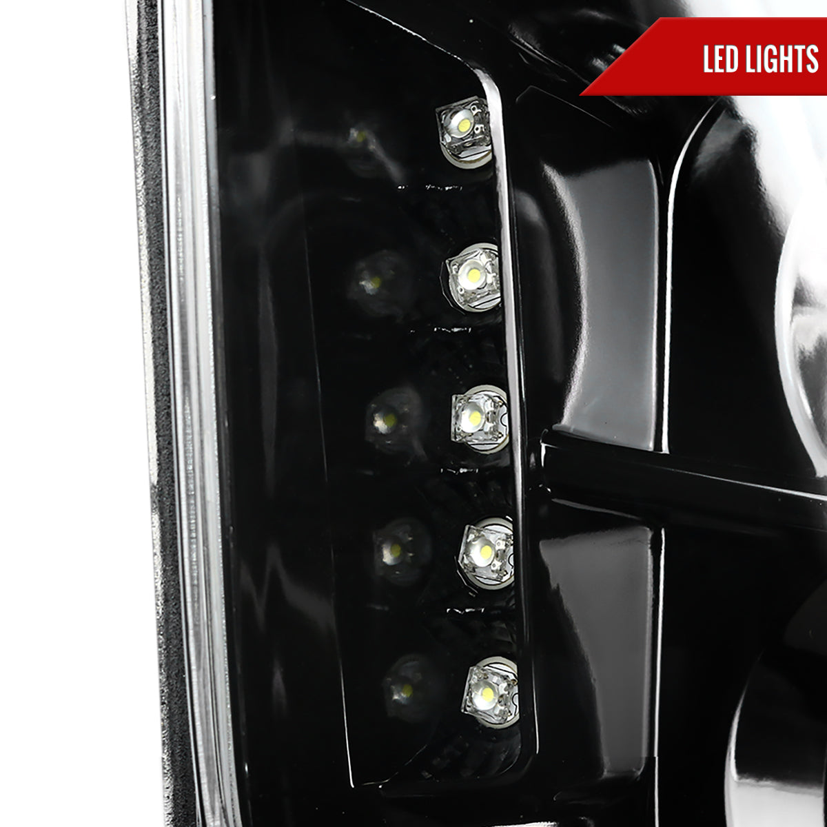 2005-2009 Ford Mustang Halo Projector Headlights (Jet Black Housing/Clear Lens)