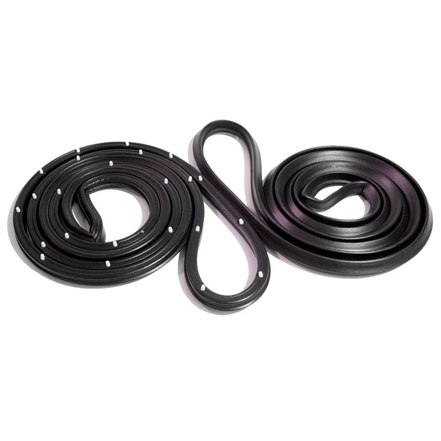 Front Molded Door Seals with Clips For Chevrolet Bel Air 1955-1957; LM 56-A