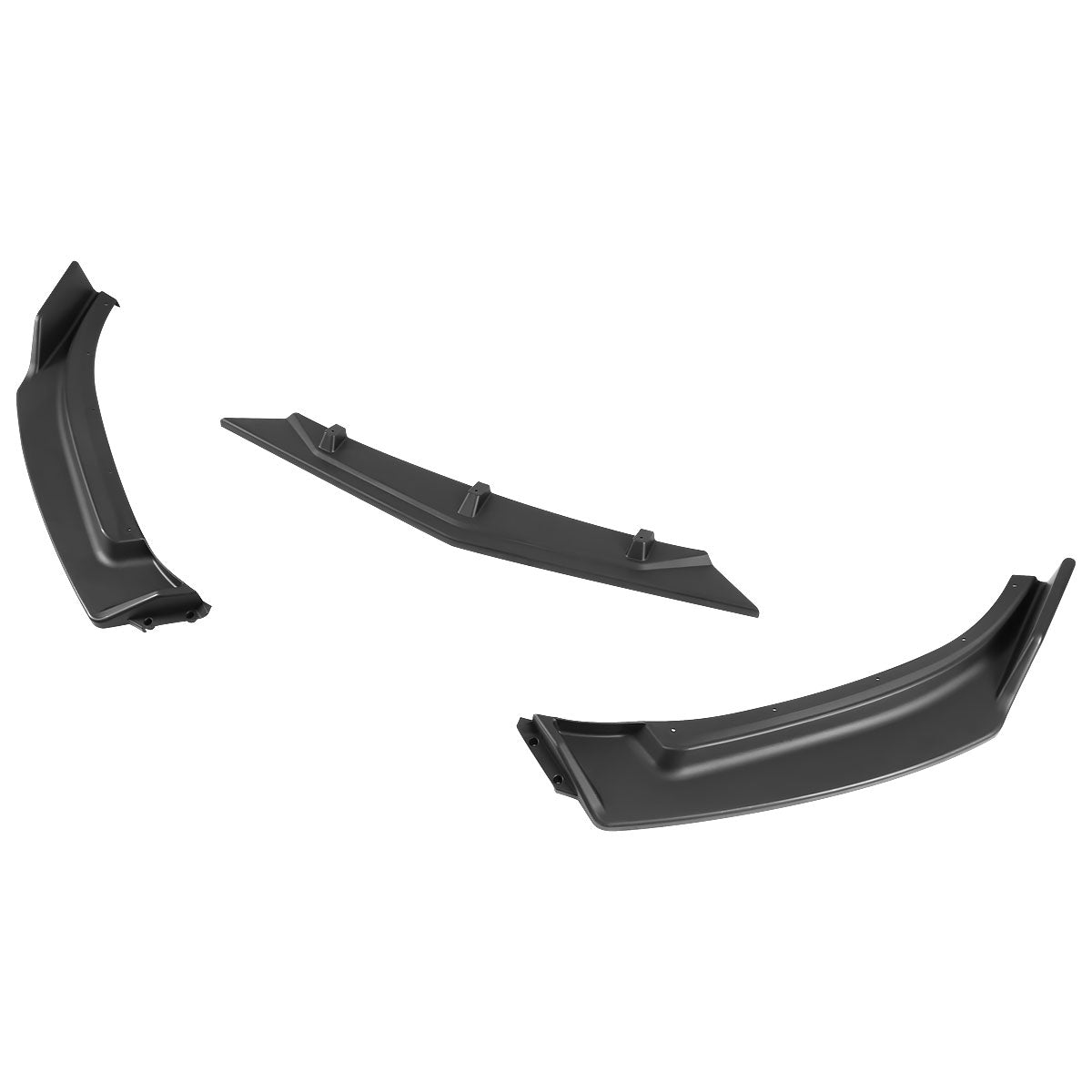 2014-2018 Mazda 3 Matte Black Polypropylene 3PC Bumper Lip