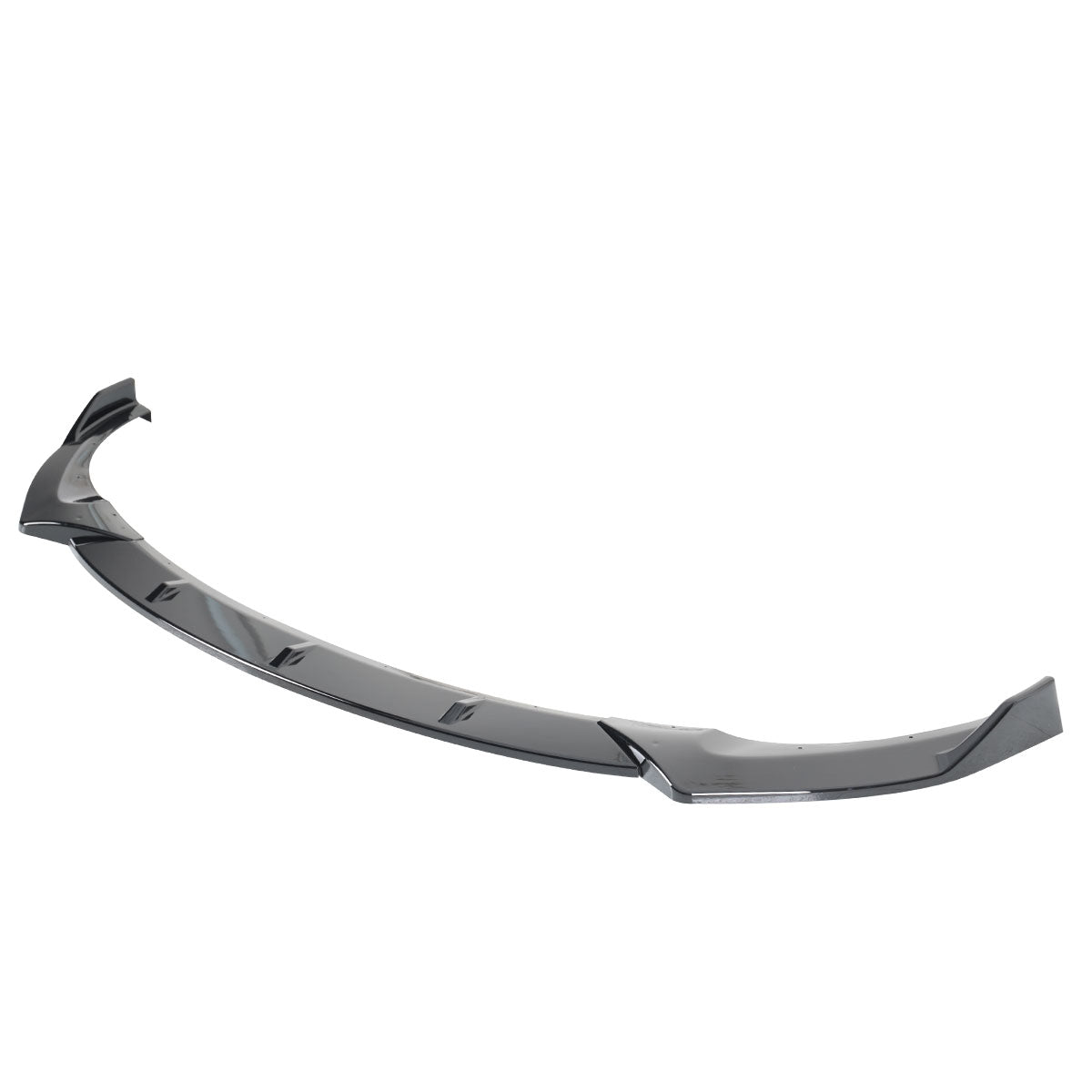 2013-2017 Hyundai Veloster Turbo Glossy Black 3PC Front Bumper Splitter Kit